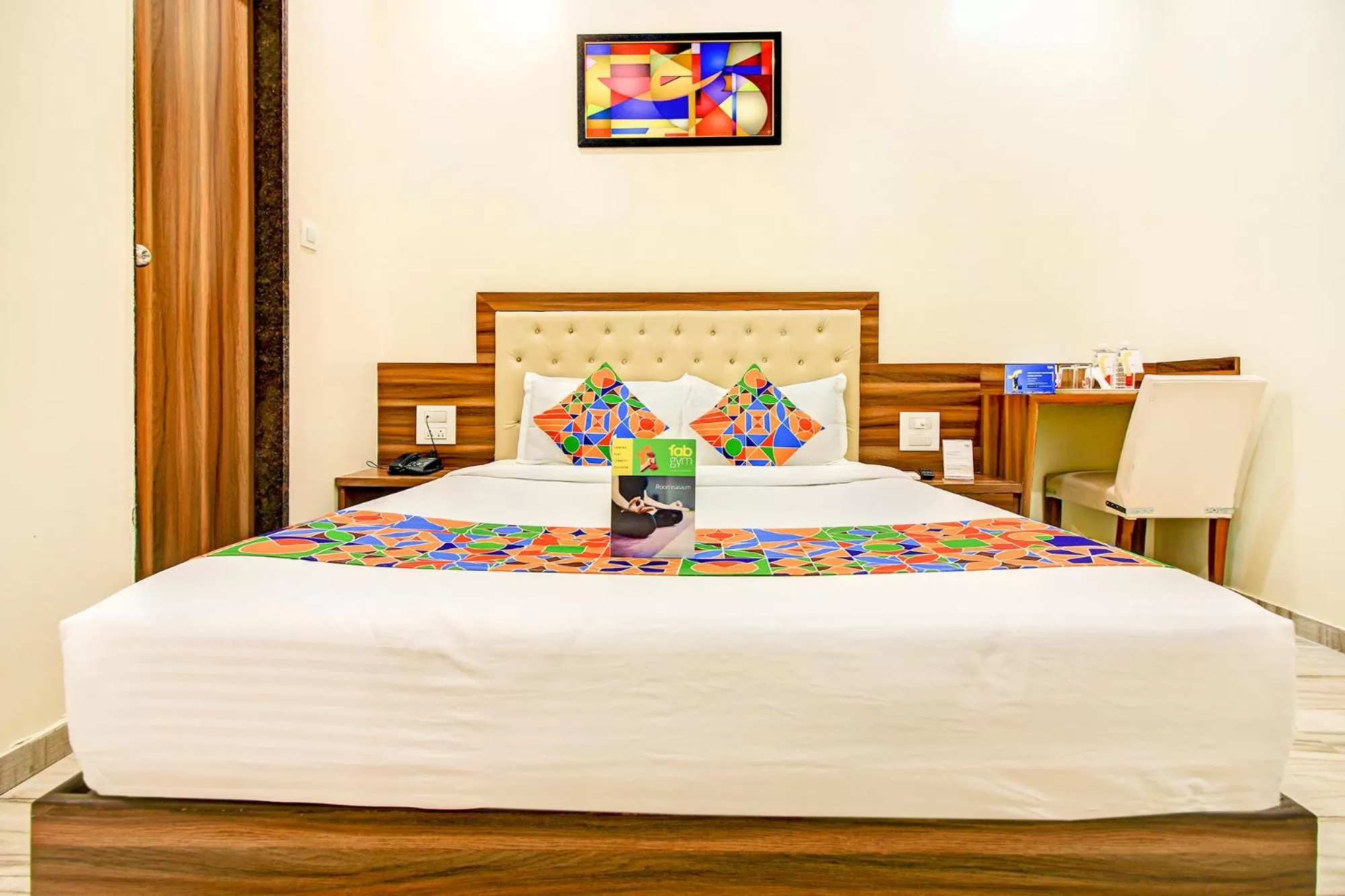 Bedroom, Bed in FabHotel Axis International - Nr Mumbai International Airport