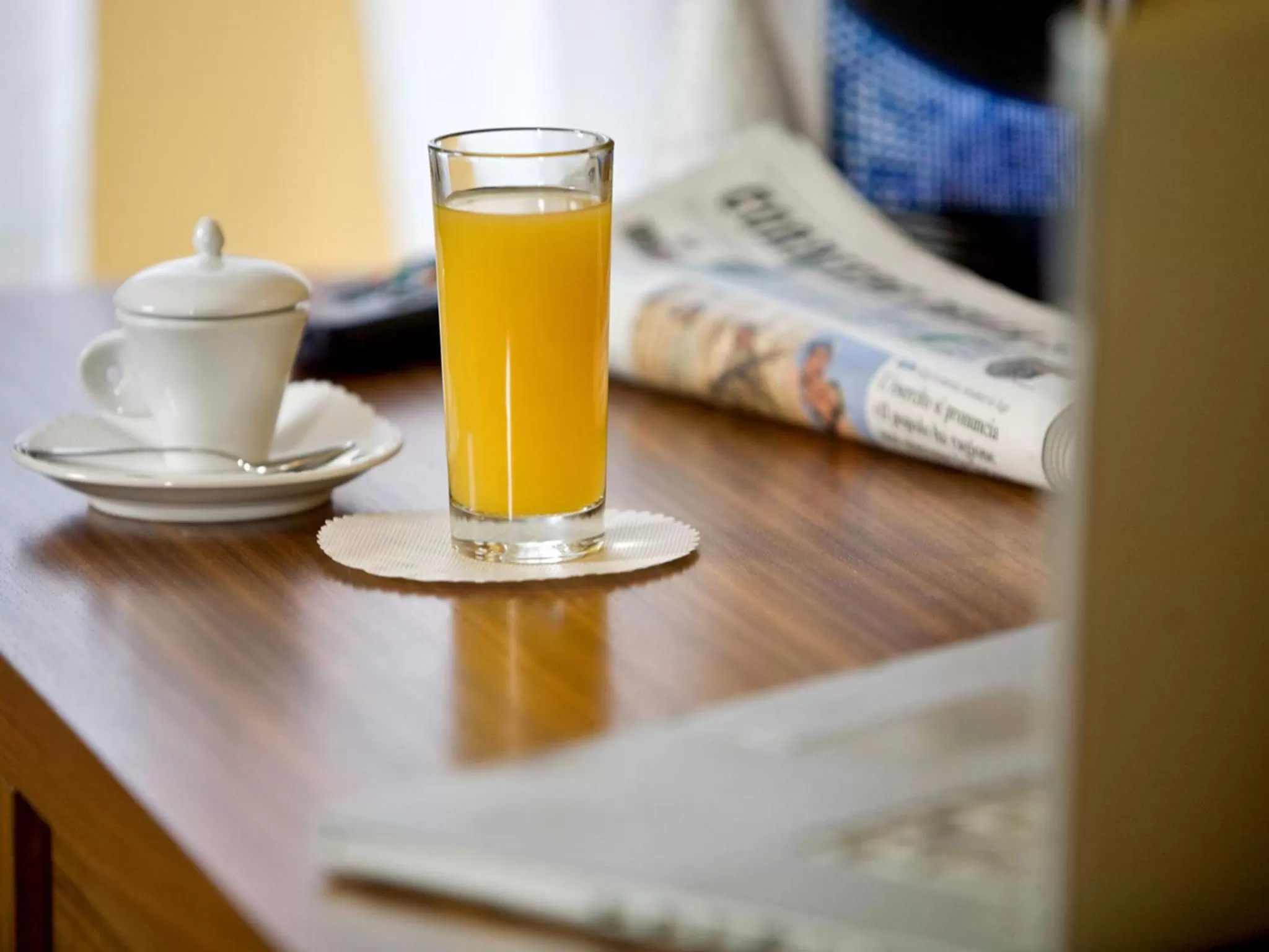 Food and drinks in Hotel Palace