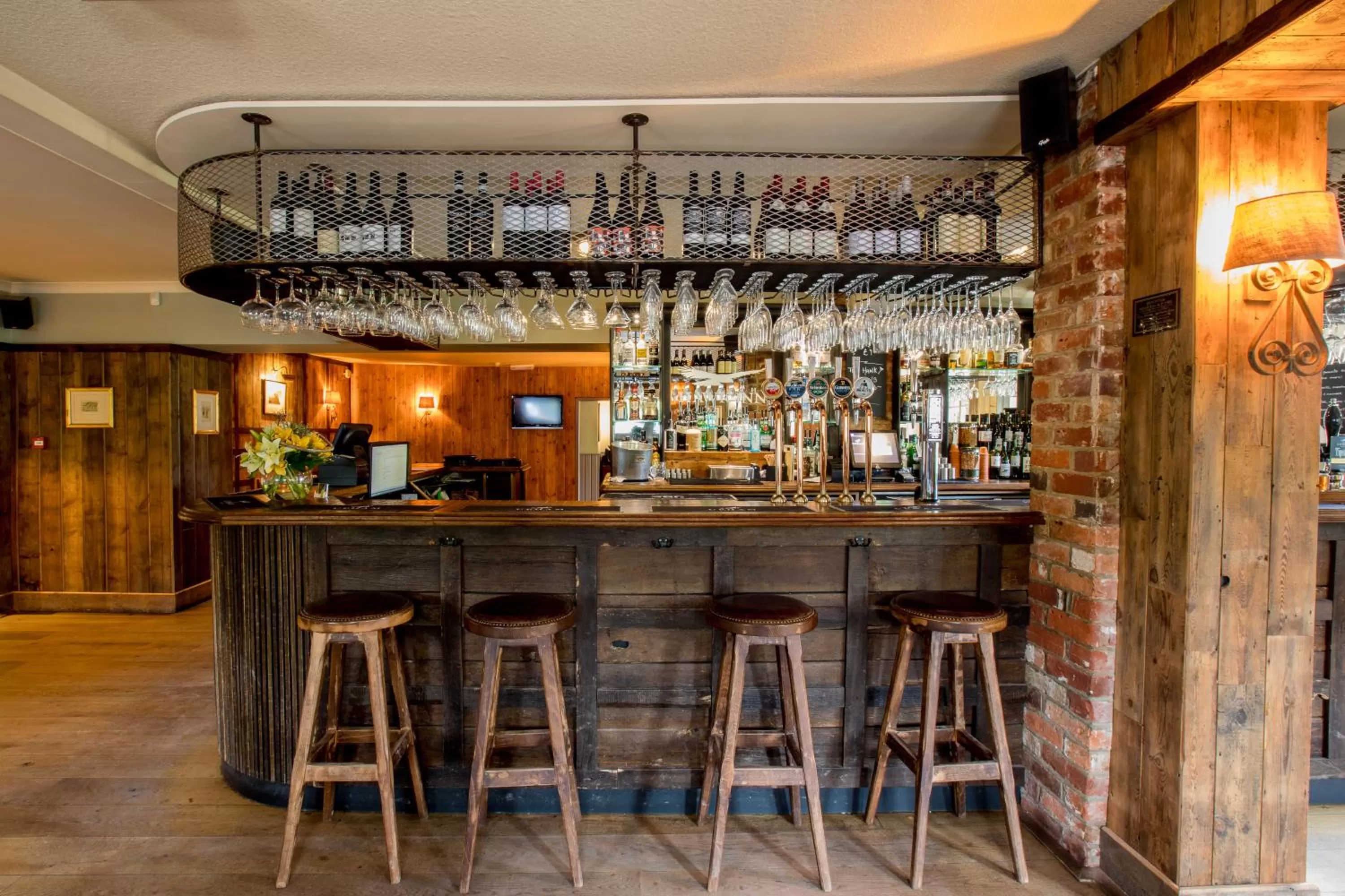 Lounge or bar in The Hawk Inn