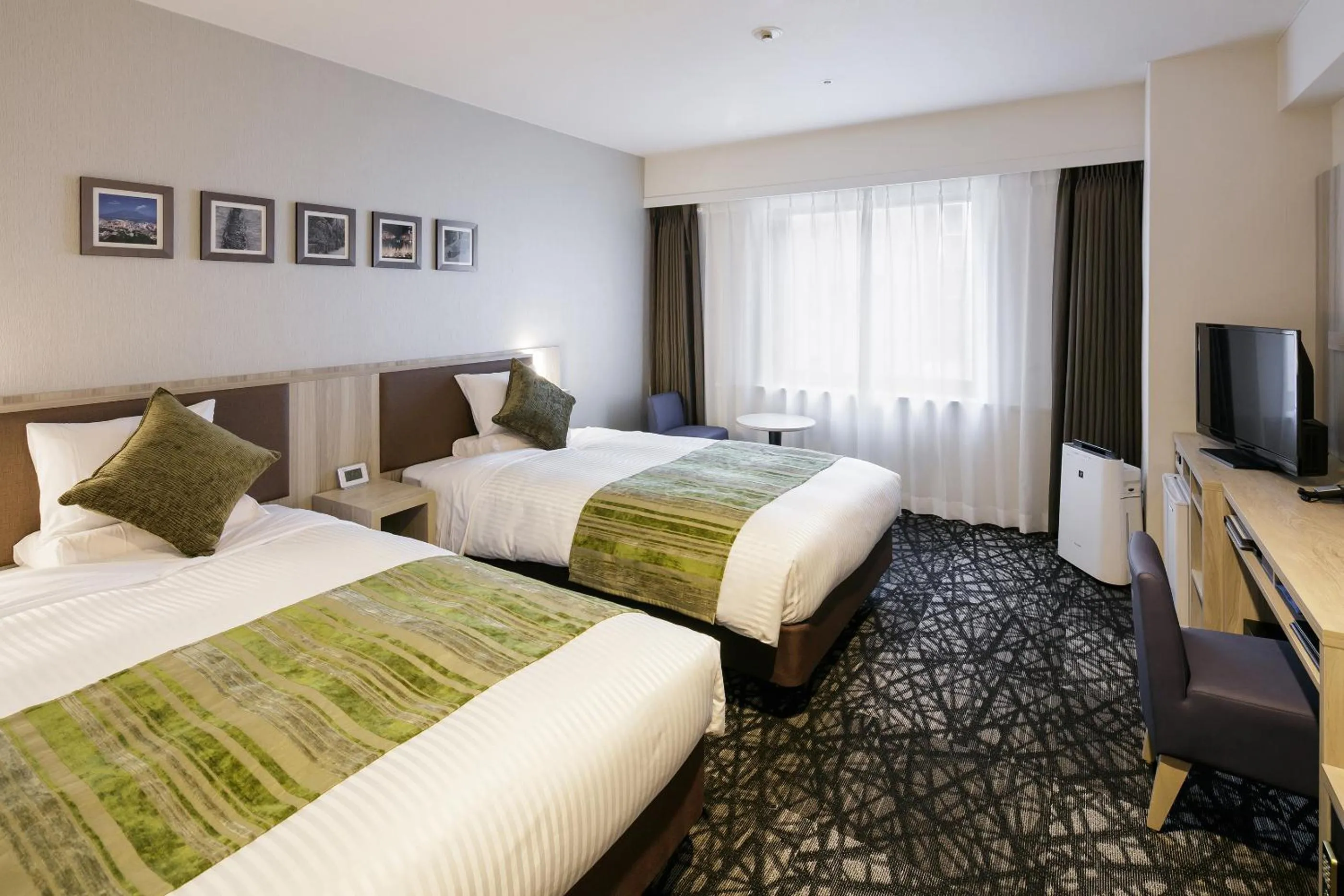 Photo of the whole room, Bed in Hotel Mystays Kagoshima Tenmonkan