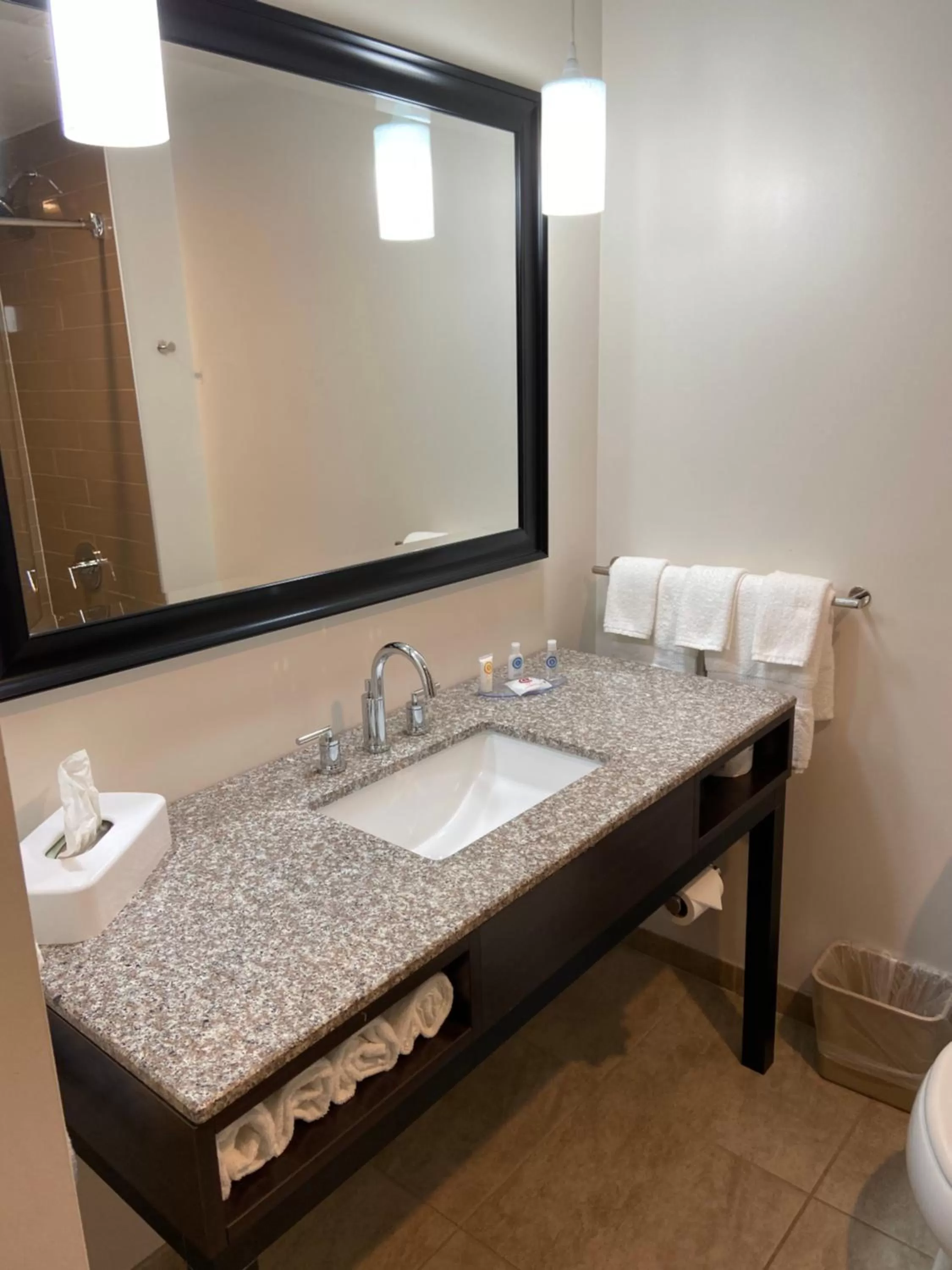 Bathroom in Comfort Inn Connellsville Riverview