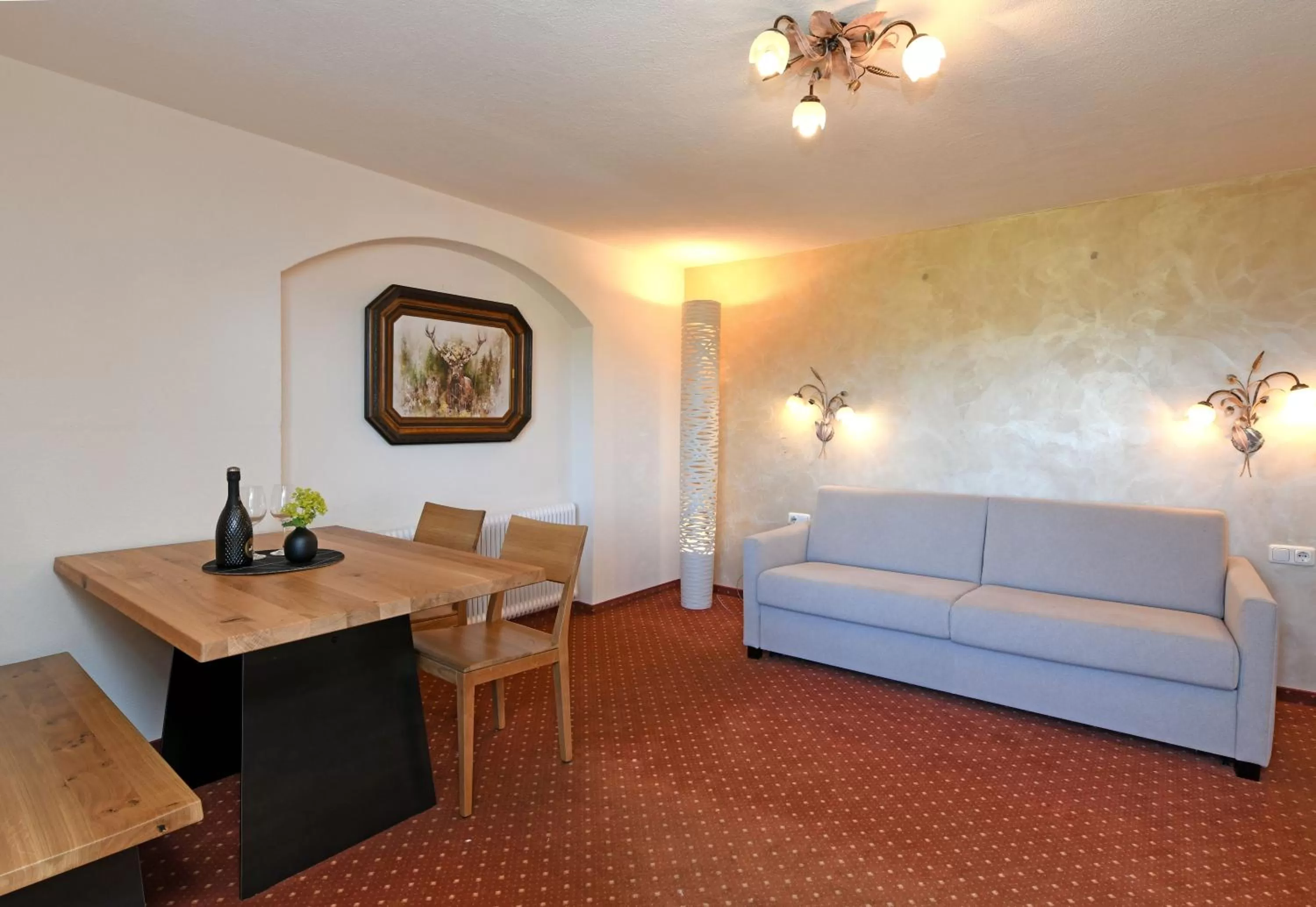 Living room in Hotel St Hubertus