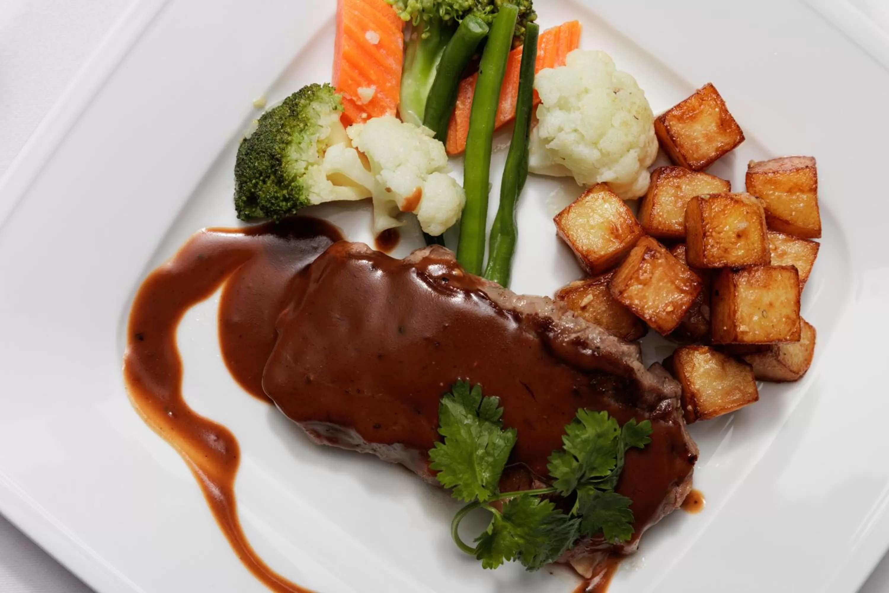 Food close-up in Two Seasons Siem Reap Hotel