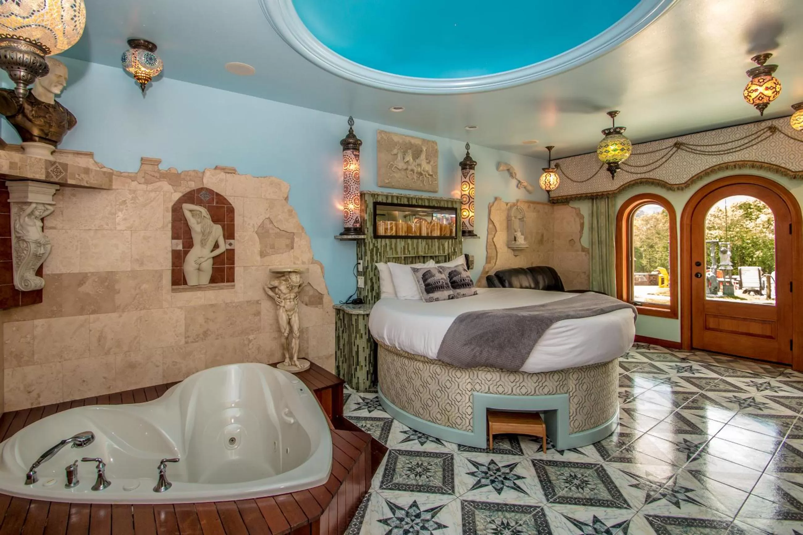 Bed in Adventure Suites