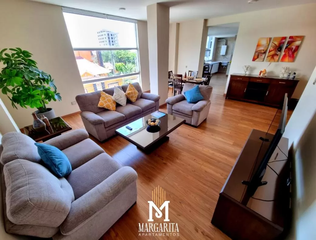 Communal lounge/ TV room, Seating Area in Margarita Apartamentos