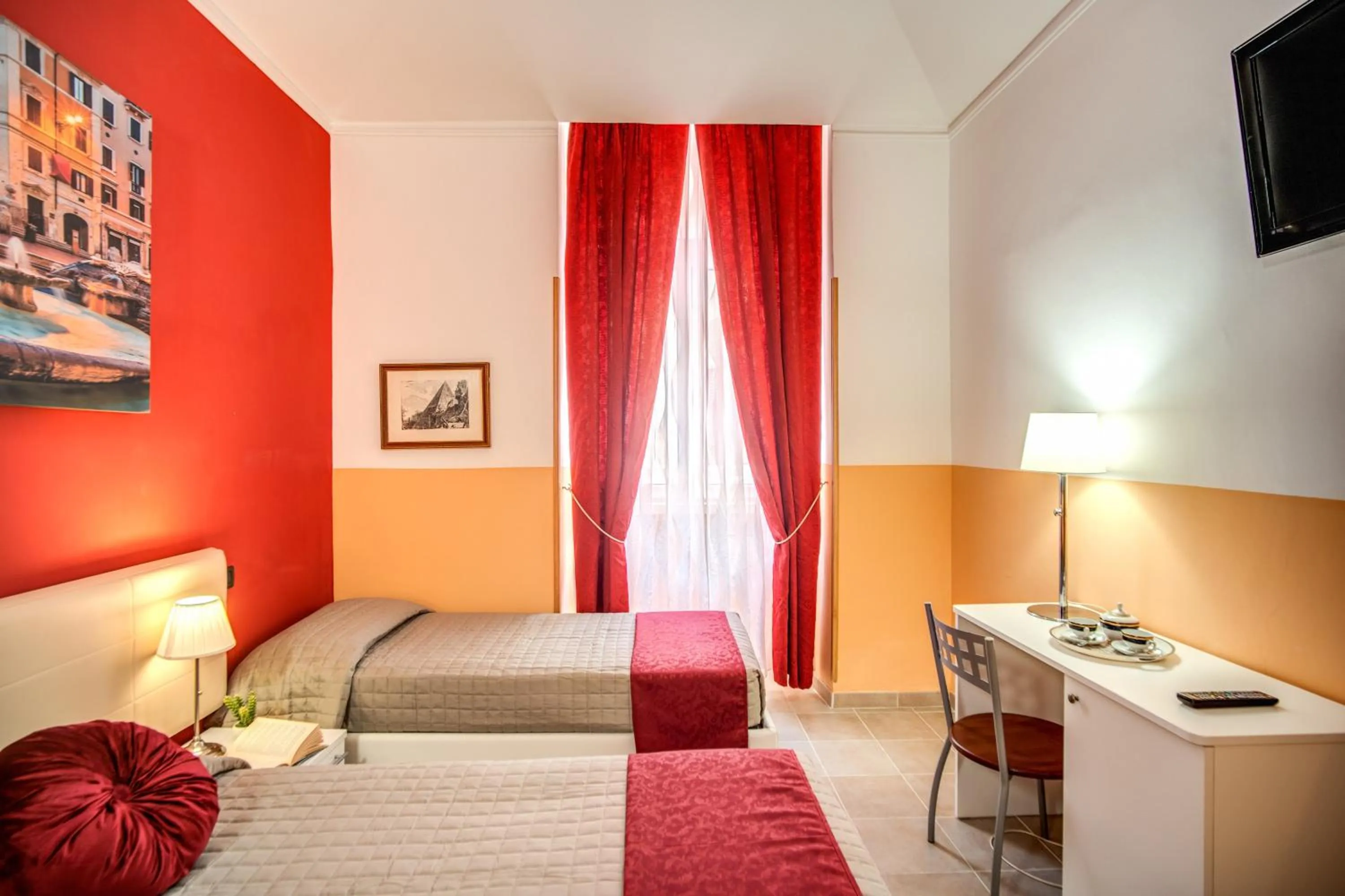Bedroom, Bed in Magnifico Rome