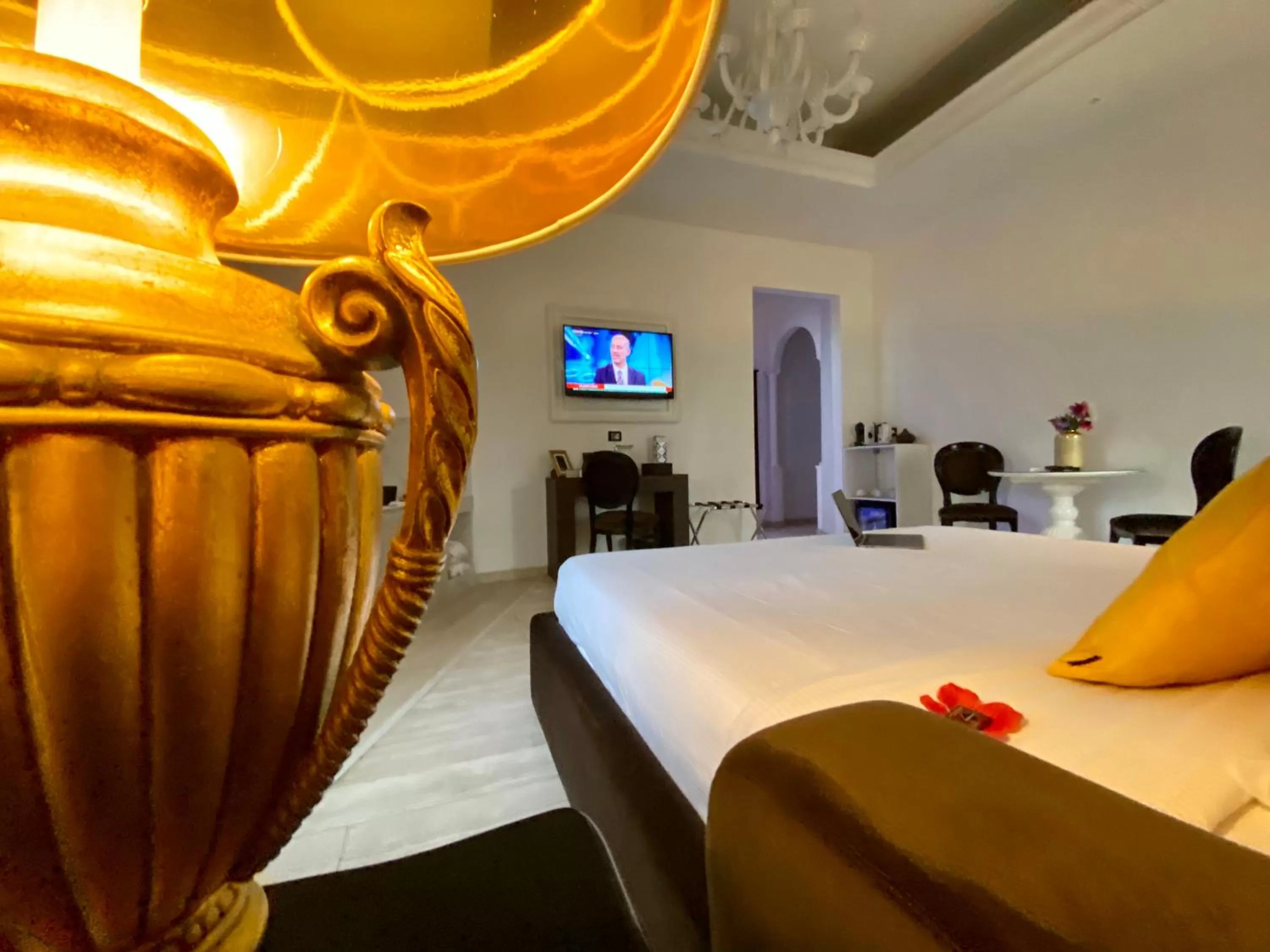 Bed in Escape Luxury Suite - CA Domus Collection