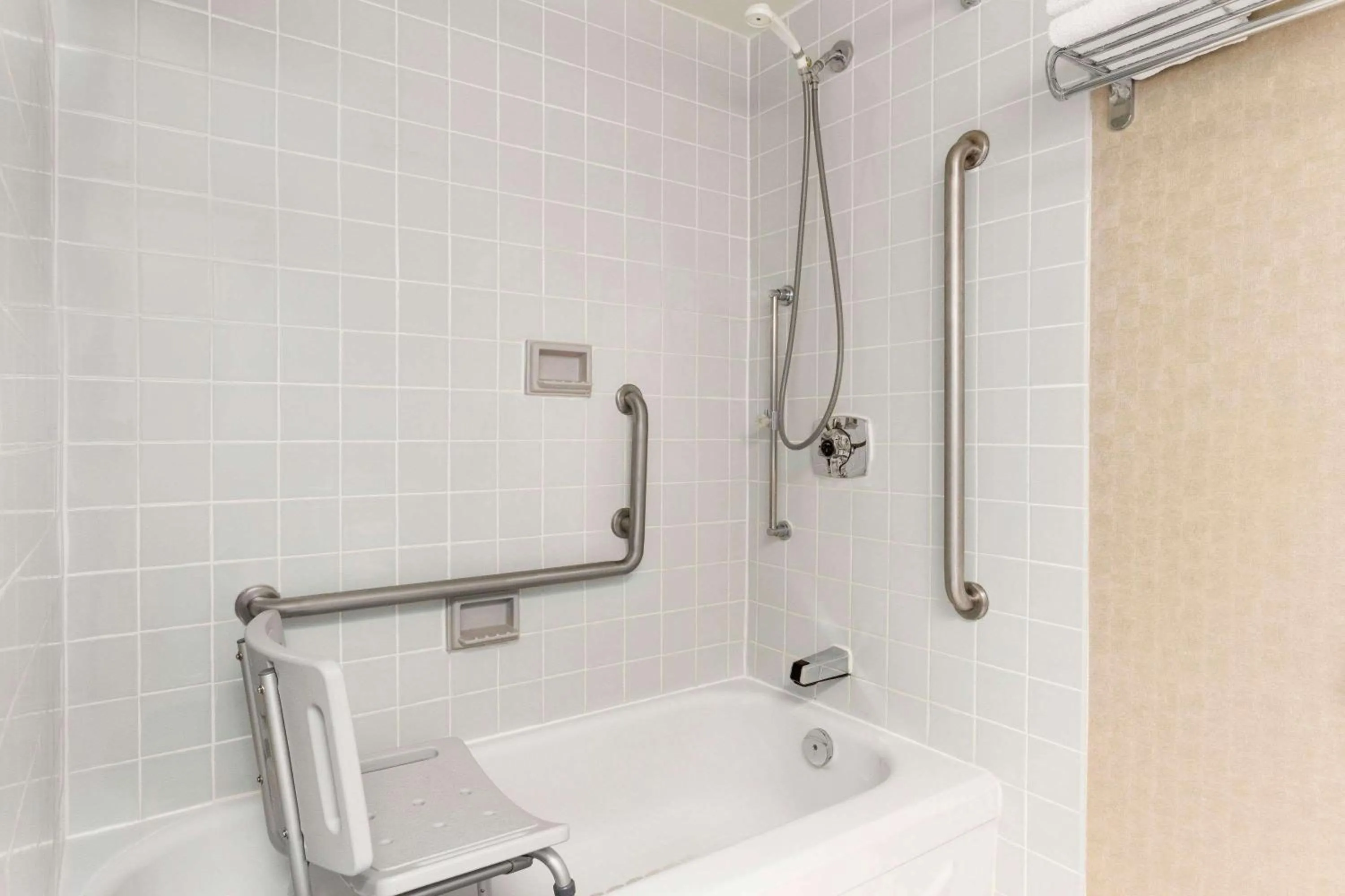 Bathroom in Travelodge by Wyndham Owen Sound ON