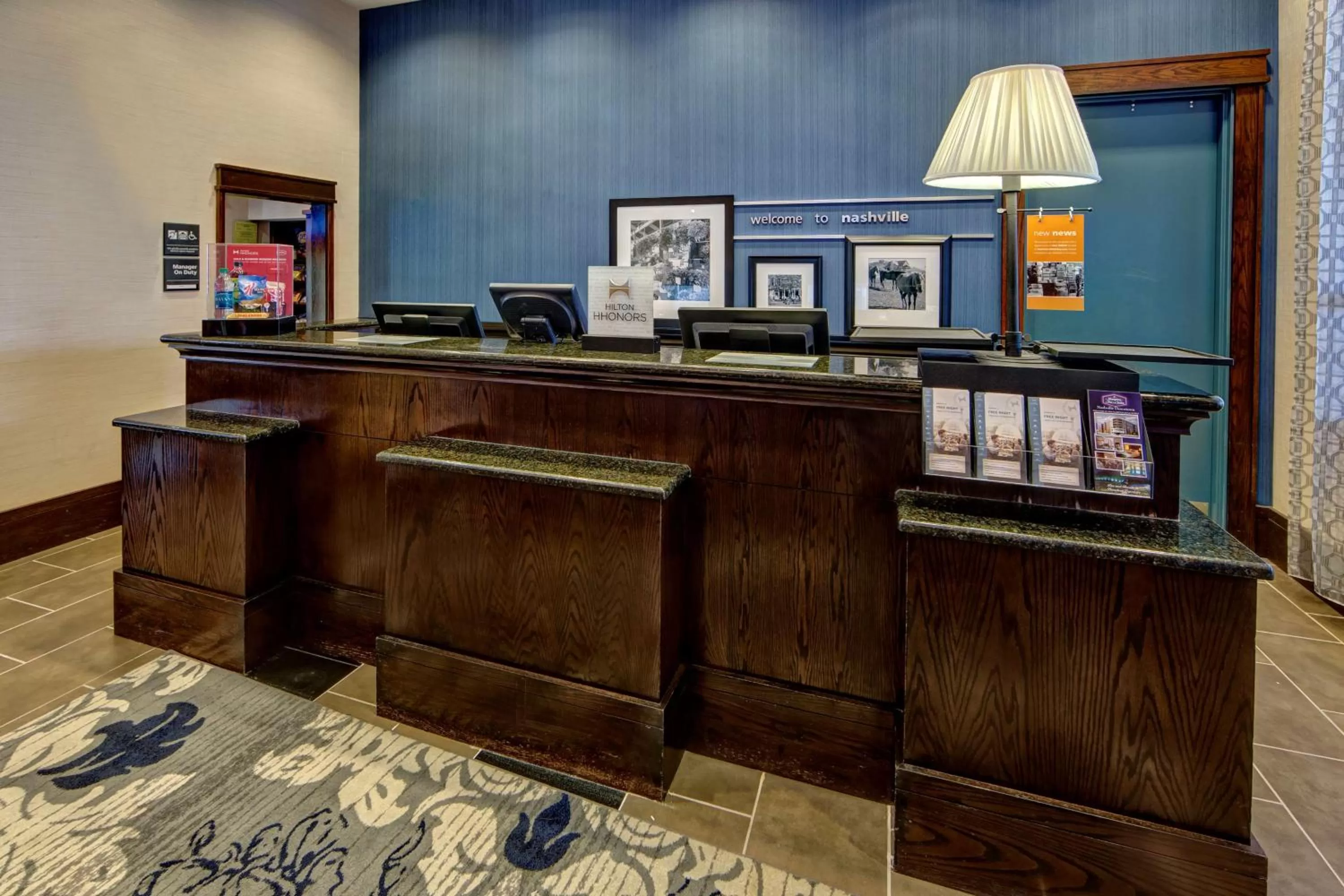 Lobby or reception in Hampton Inn & Suites Nashville-Downtown