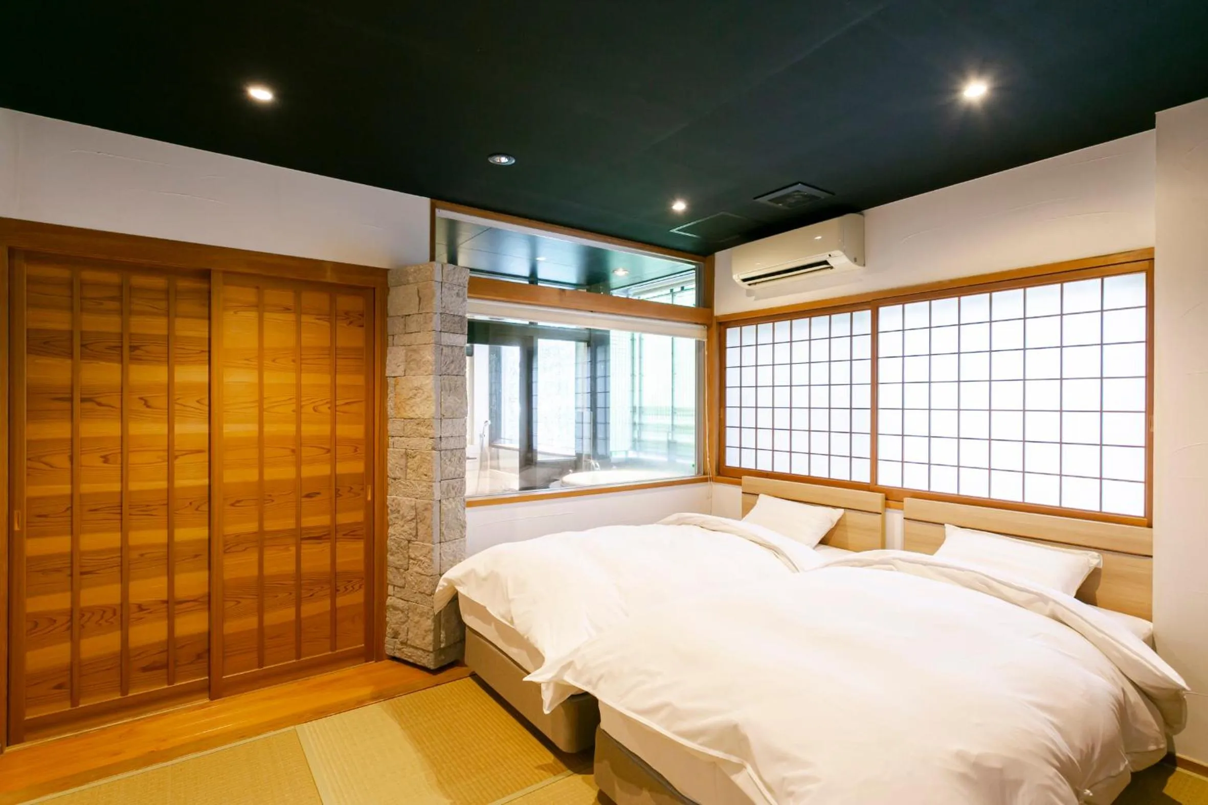 Bed in Ryokan Yoshidaya