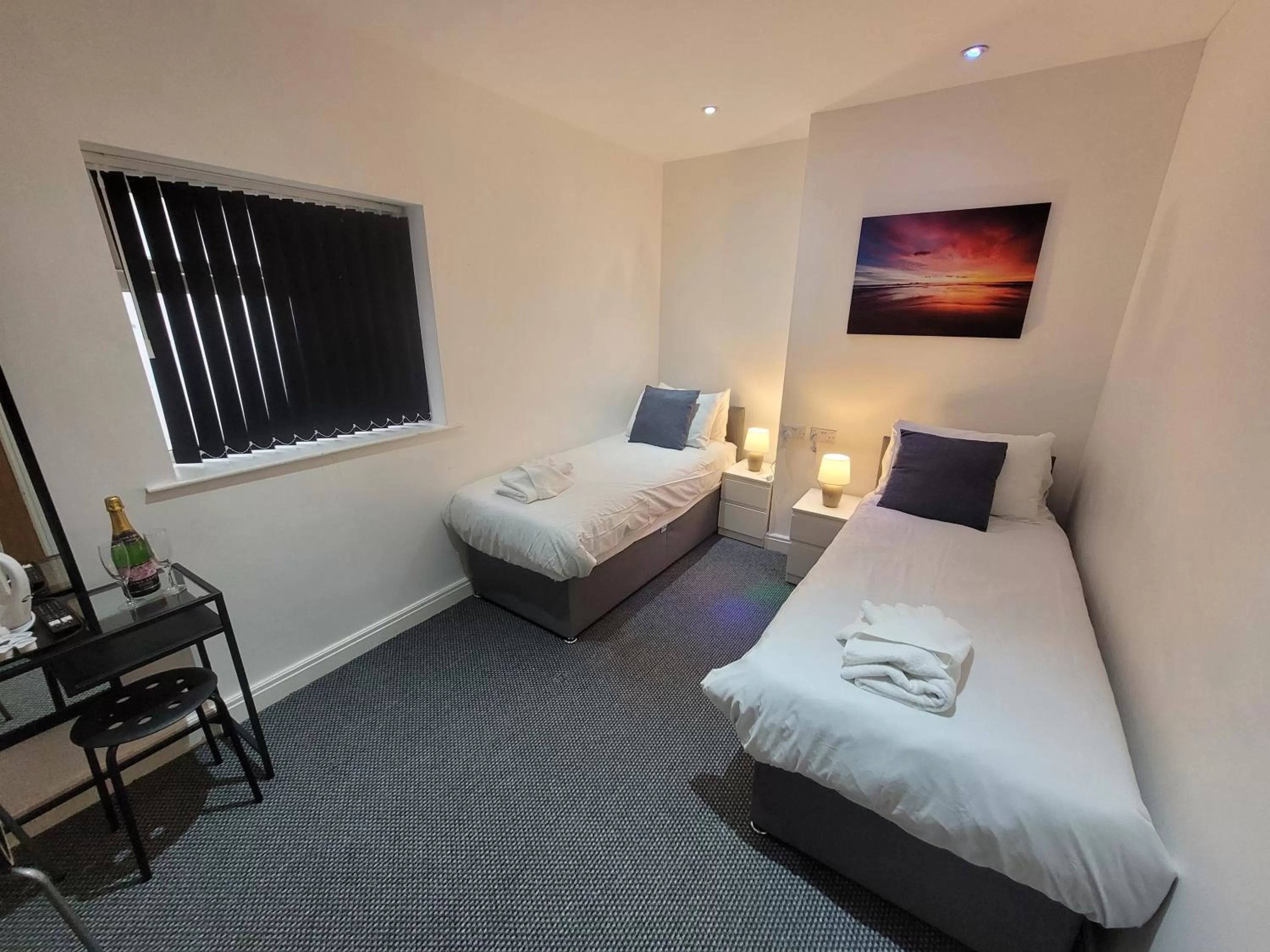 Bed in Blackpool Resort Hotel