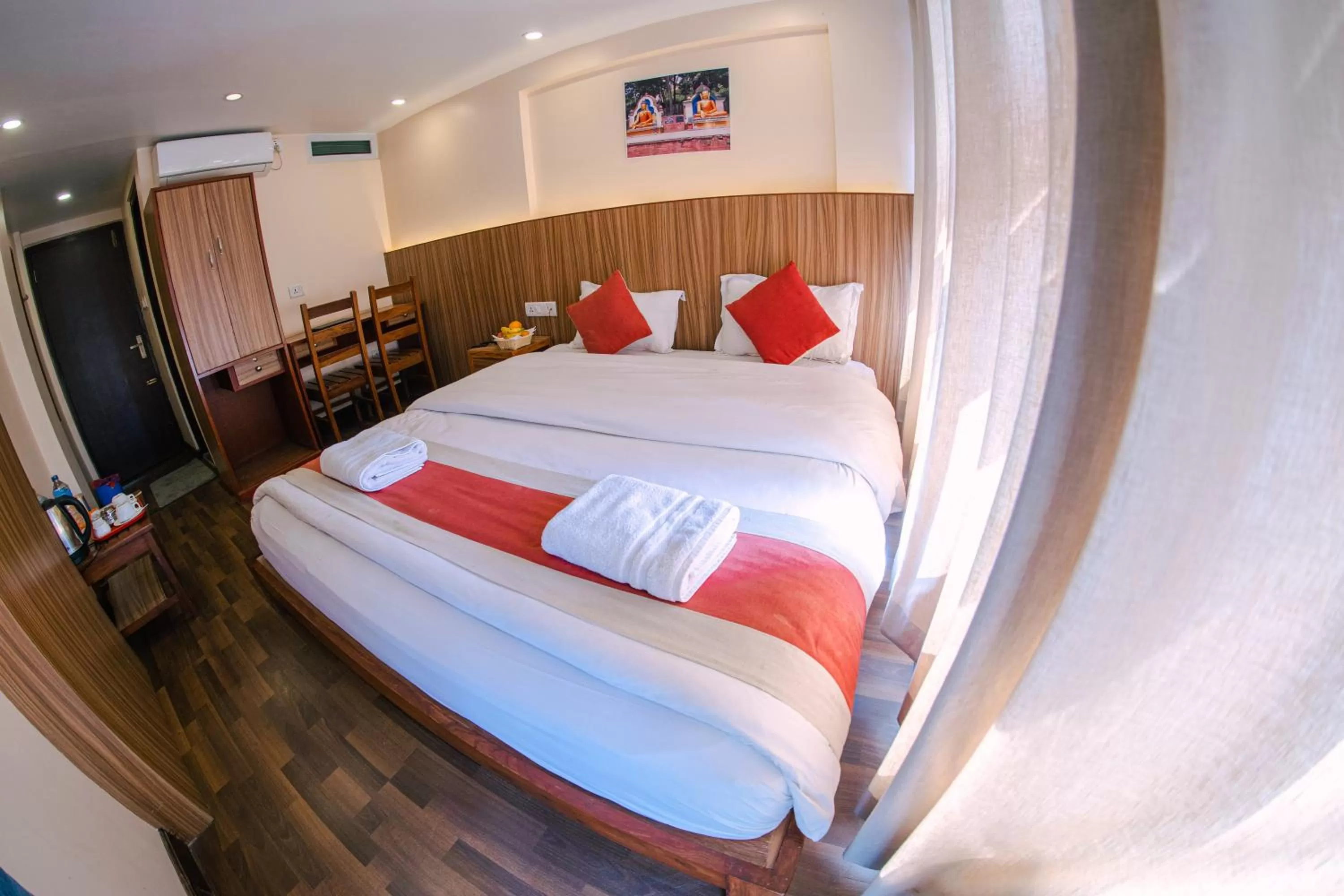 Bed in Hotel Chhimeki