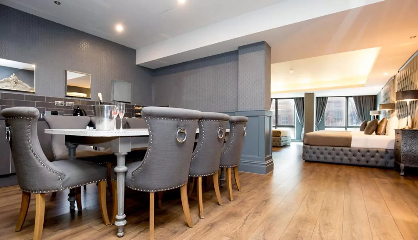 Seating area in The Shankly Hotel