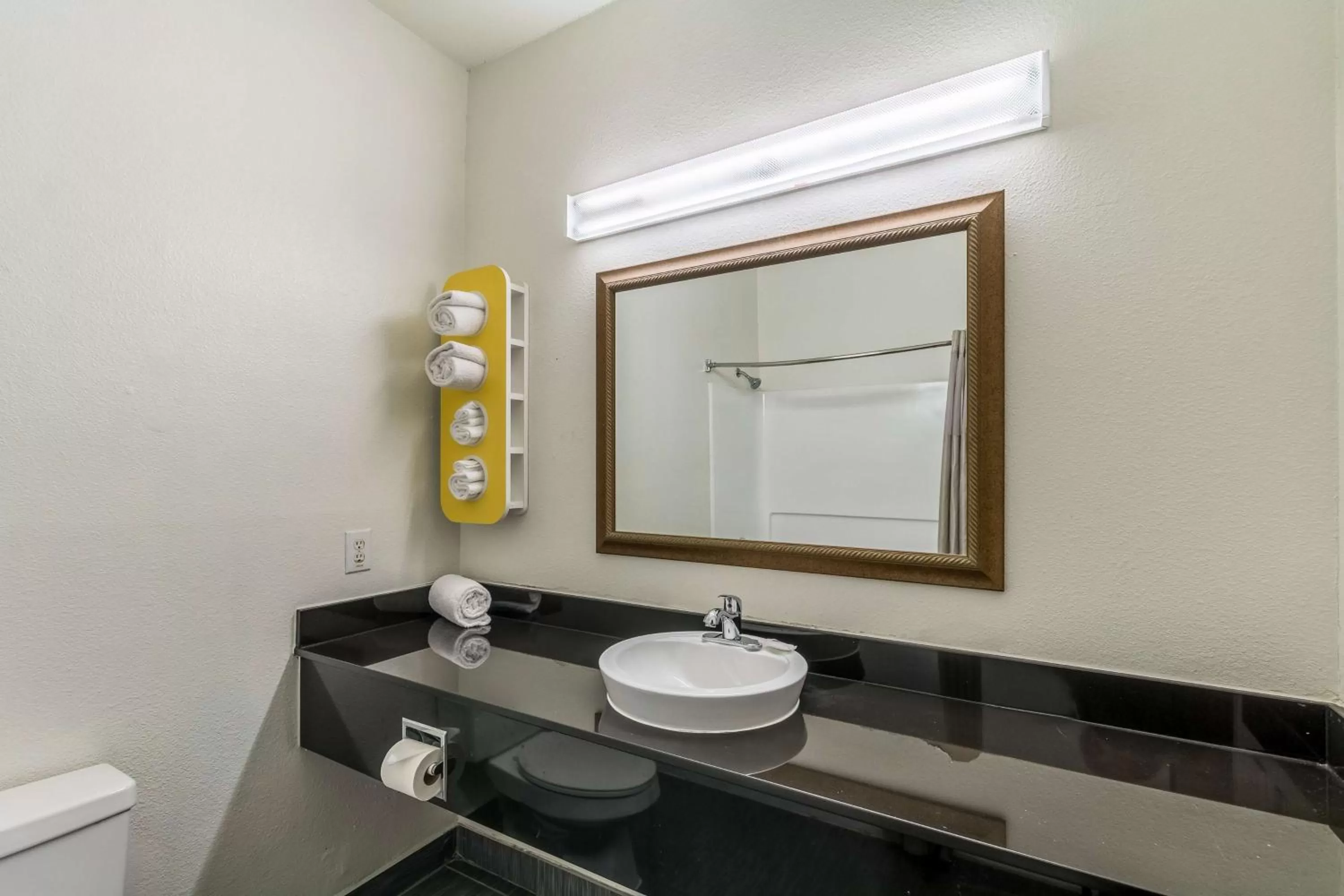 Bathroom in Motel 6-North Richland Hills, TX - NE Fort Worth