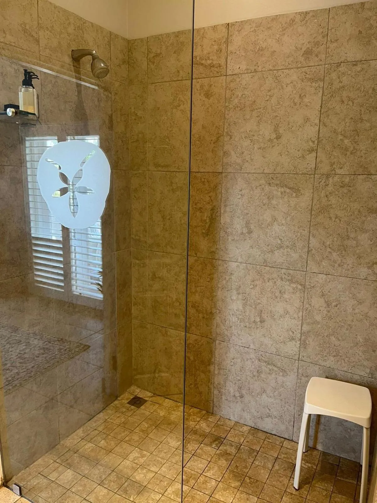 Shower in Sandals Guest House