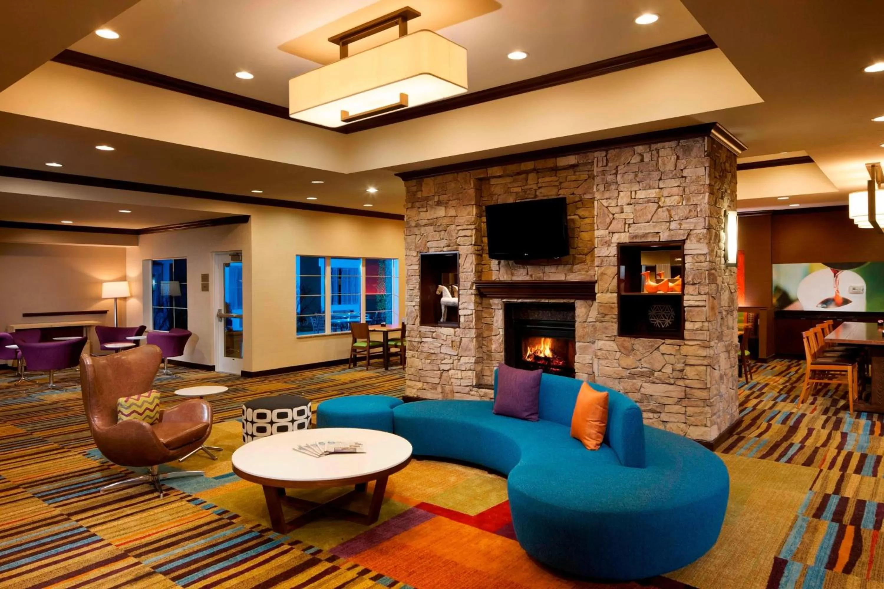Lobby or reception in Fairfield Inn & Suites Houston Intercontinental Airport