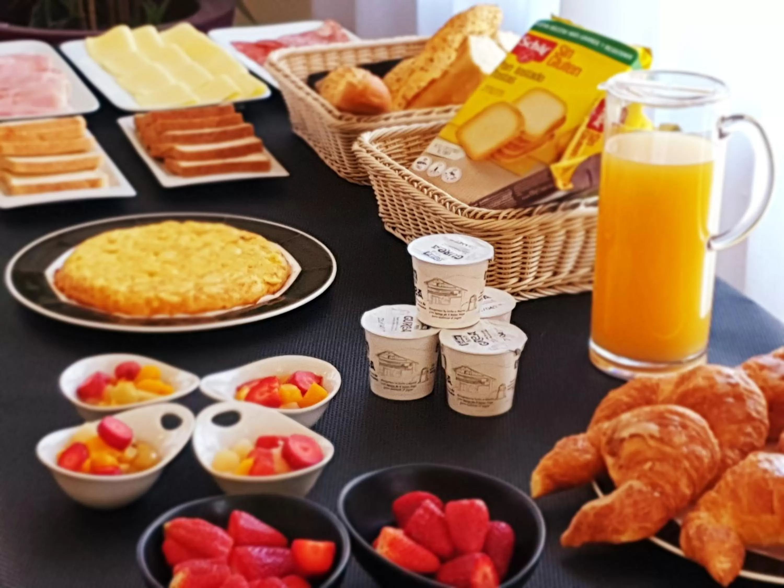 Buffet breakfast in Hotel Zarauz