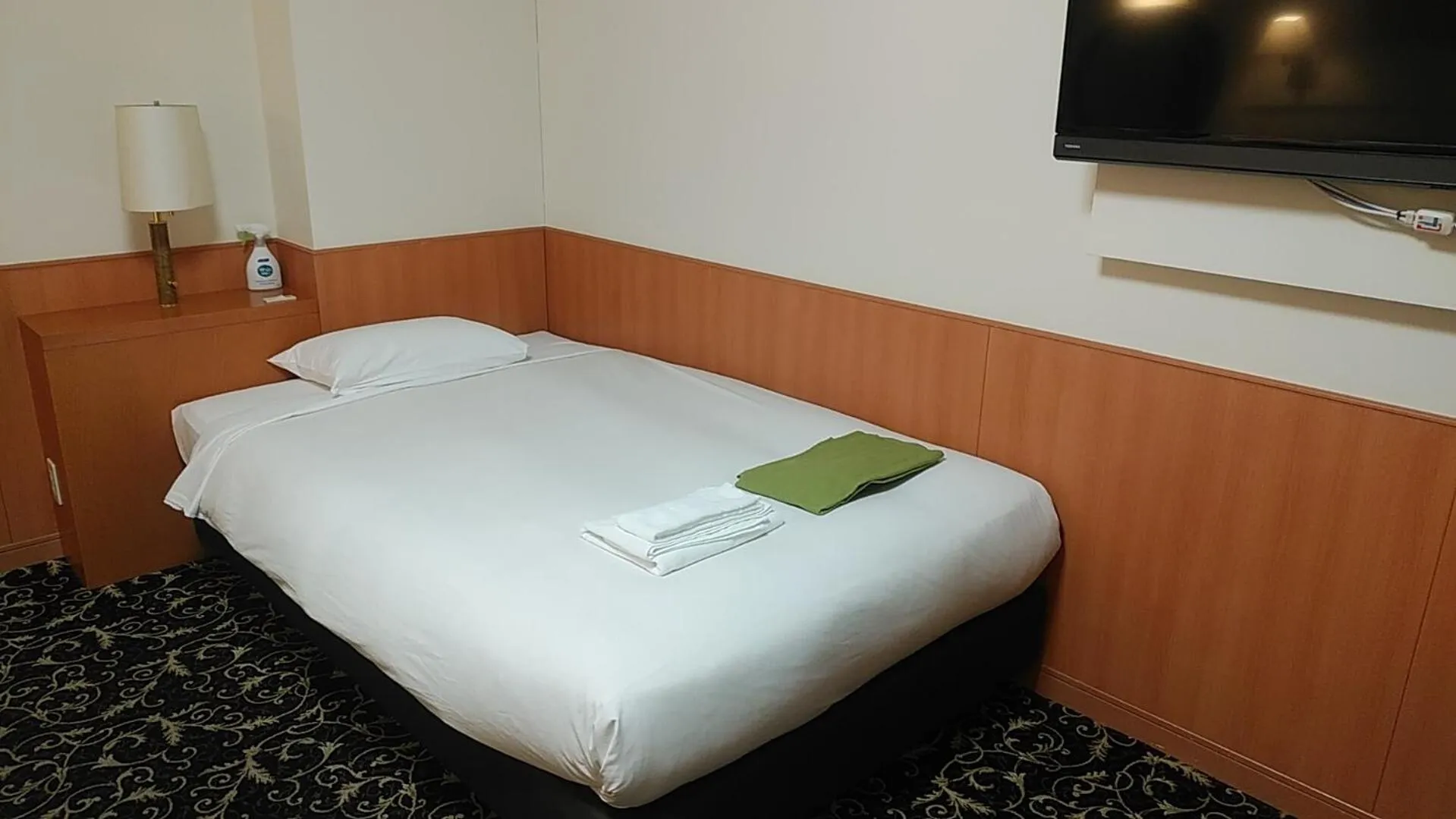 Bed in Hotel Paco Kushiro