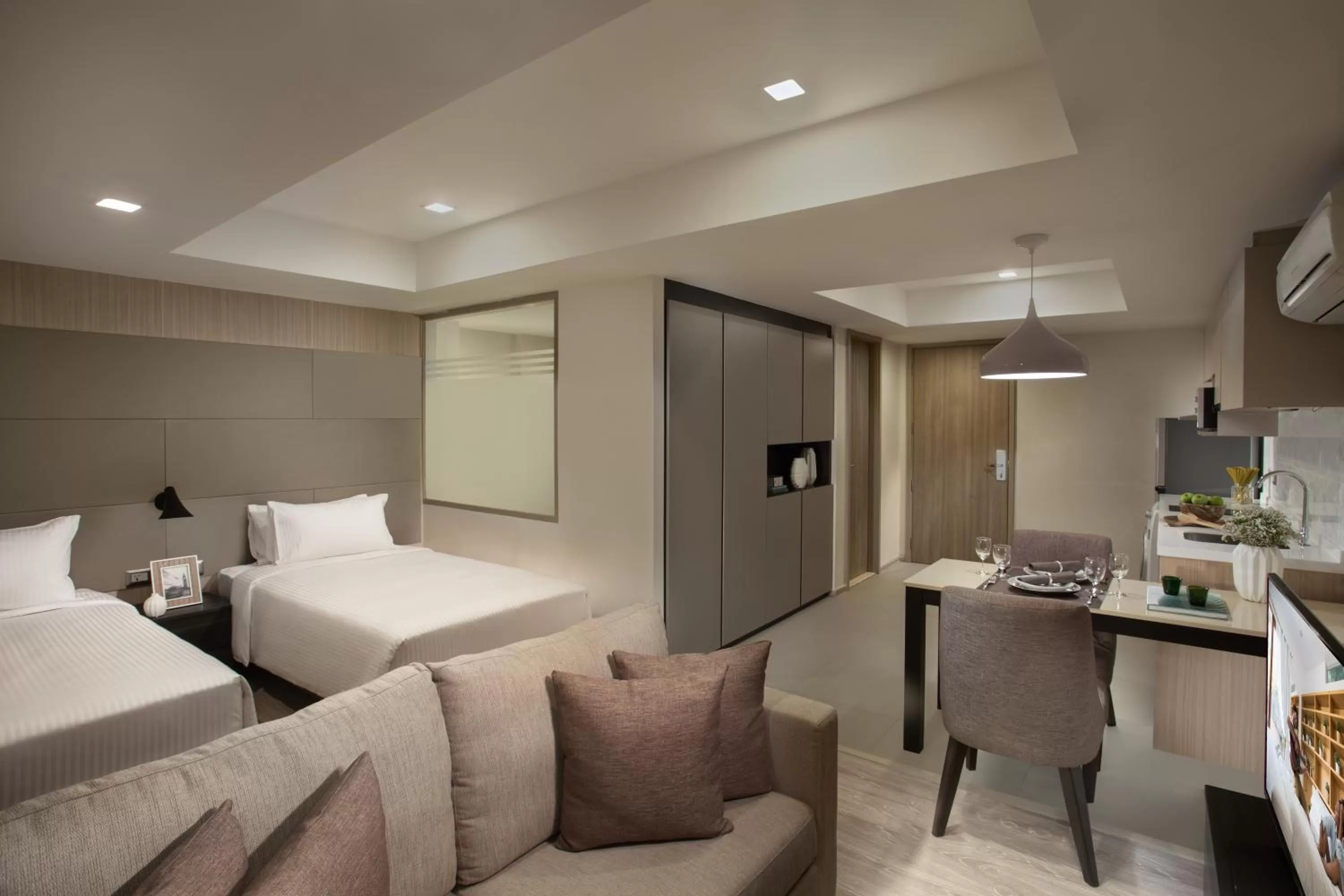 Bedroom, Bed in Somerset Ekamai Bangkok