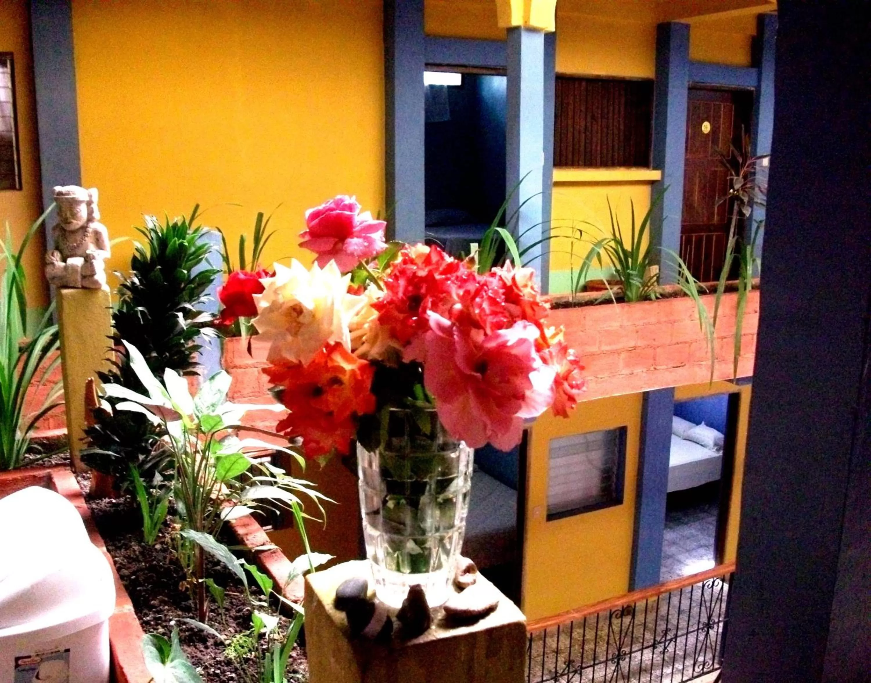 Decorative detail in Hotel & Hostal Yaxkin Copan