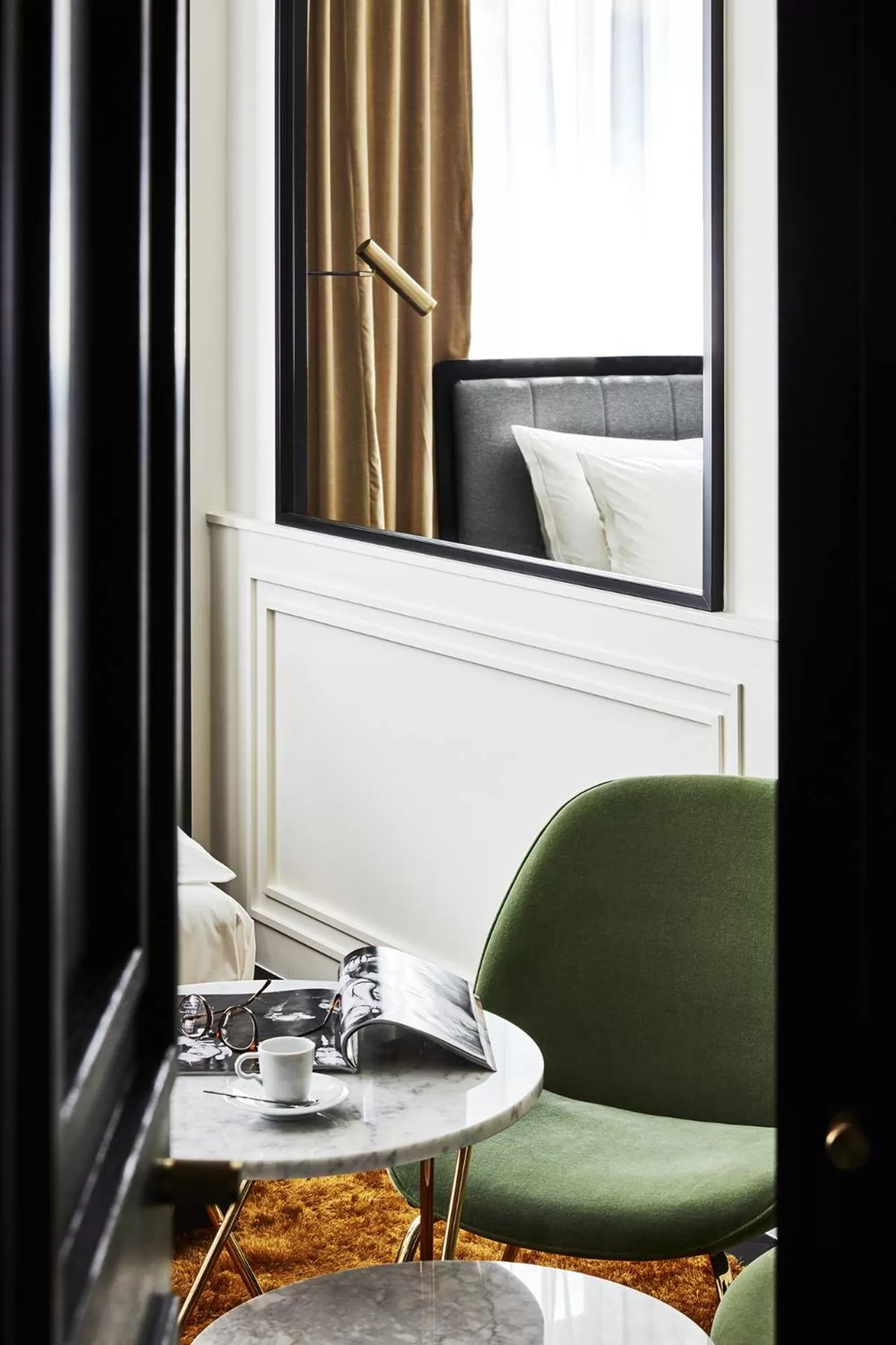 Seating area in Roomers Munich, Autograph Collection