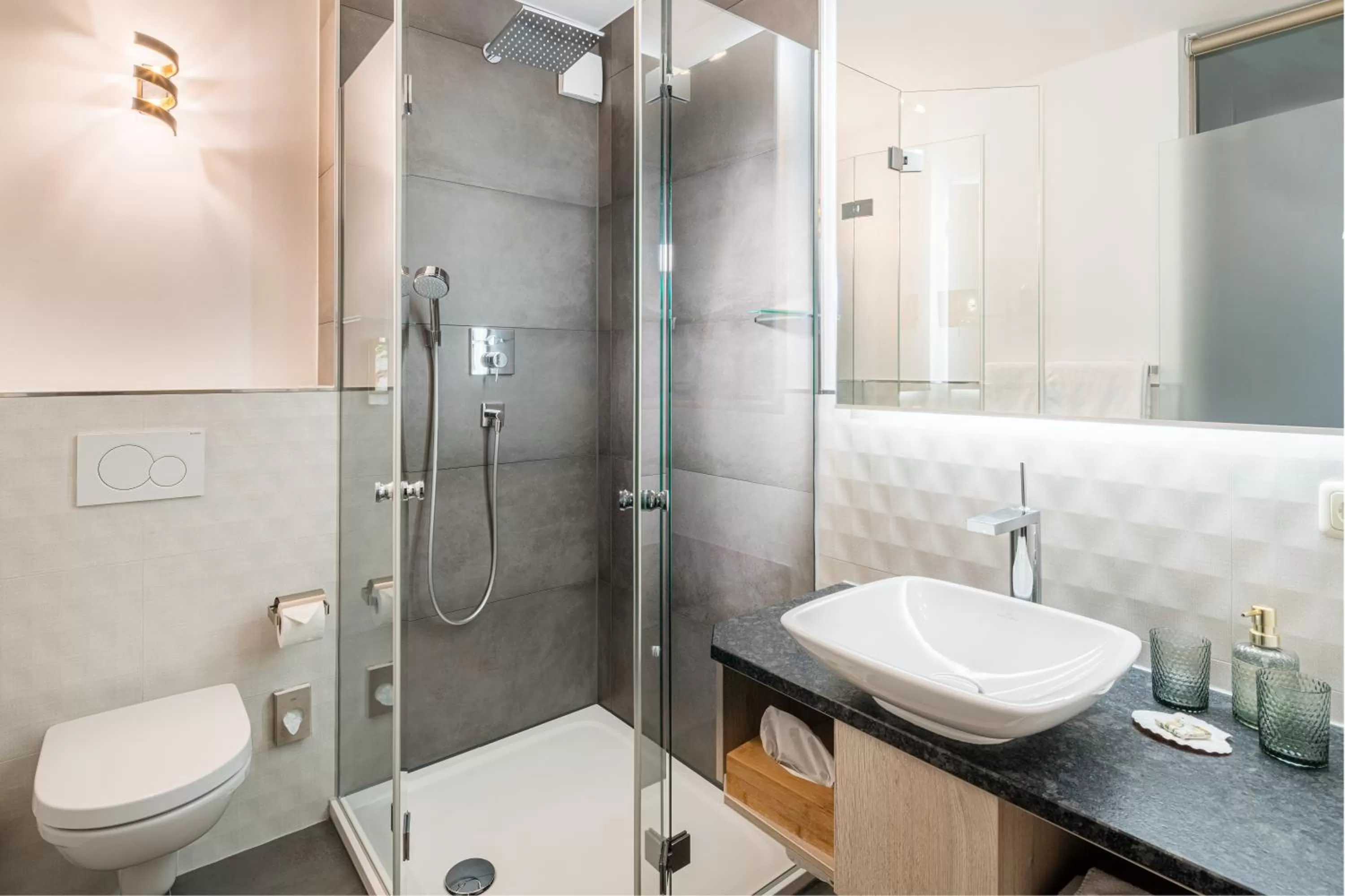 Bathroom in HafenHotel PommernYacht