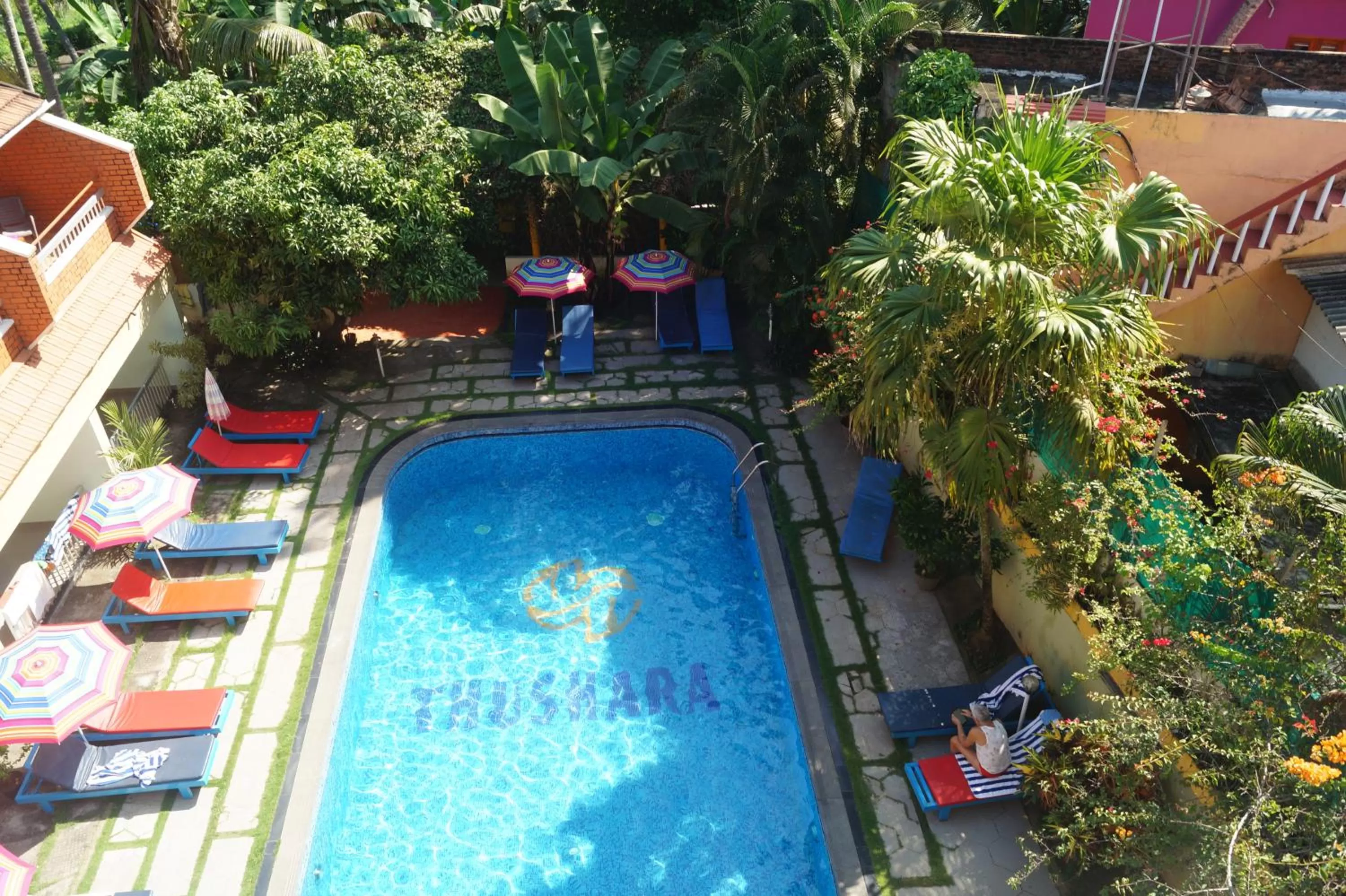 Swimming pool in Hotel Thushara