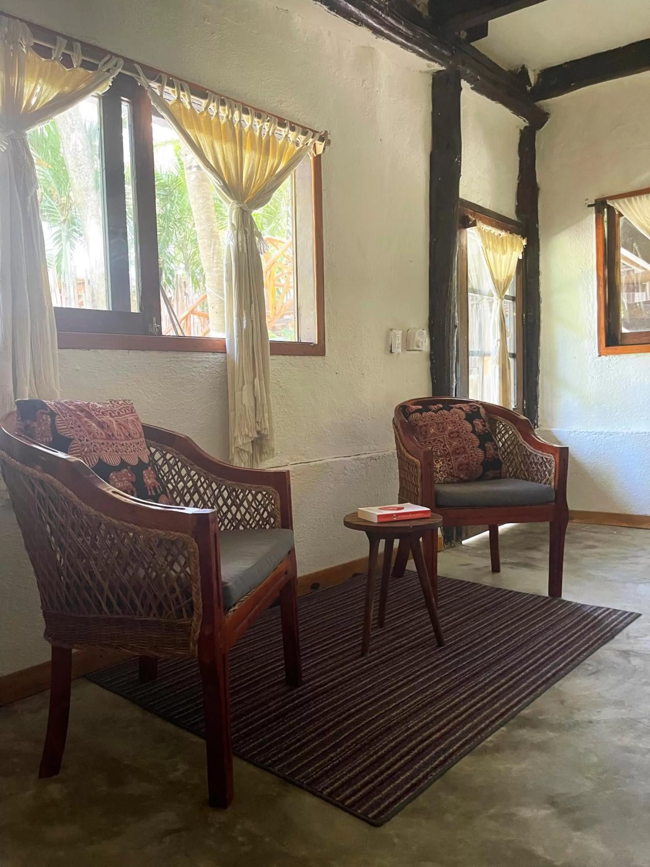 Living room in Sivana Tulum