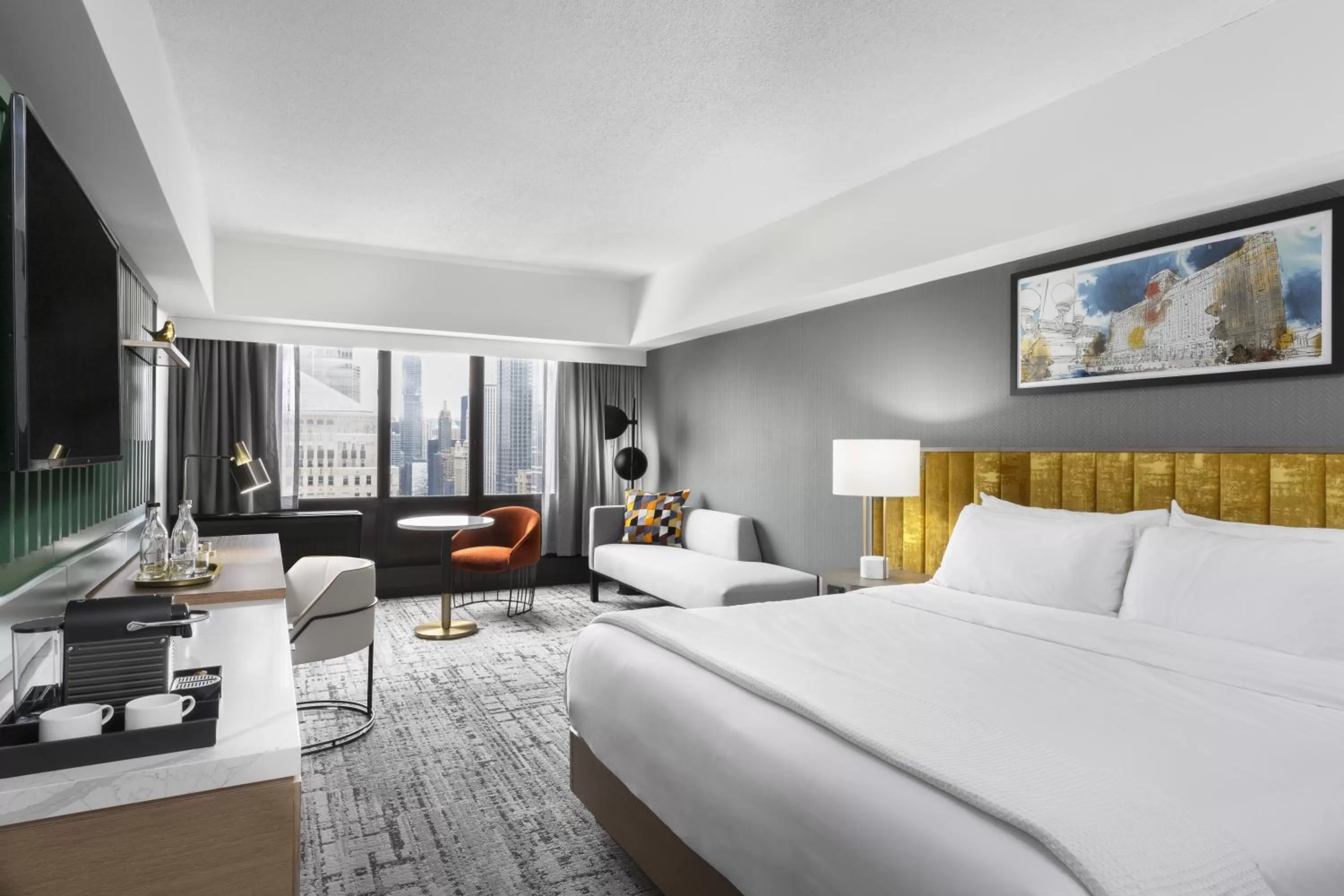 Bedroom, Bed in voco Chicago Downtown - Riverwalk by IHG