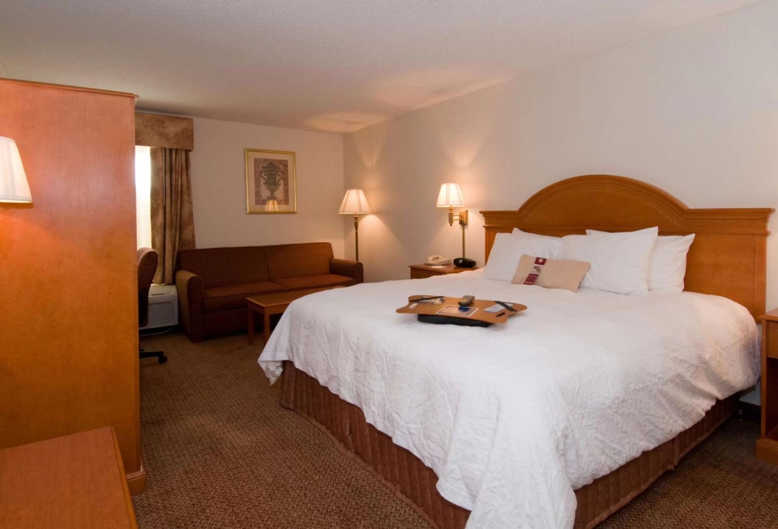 Bed in Hampton Inn Atlanta/Peachtree City