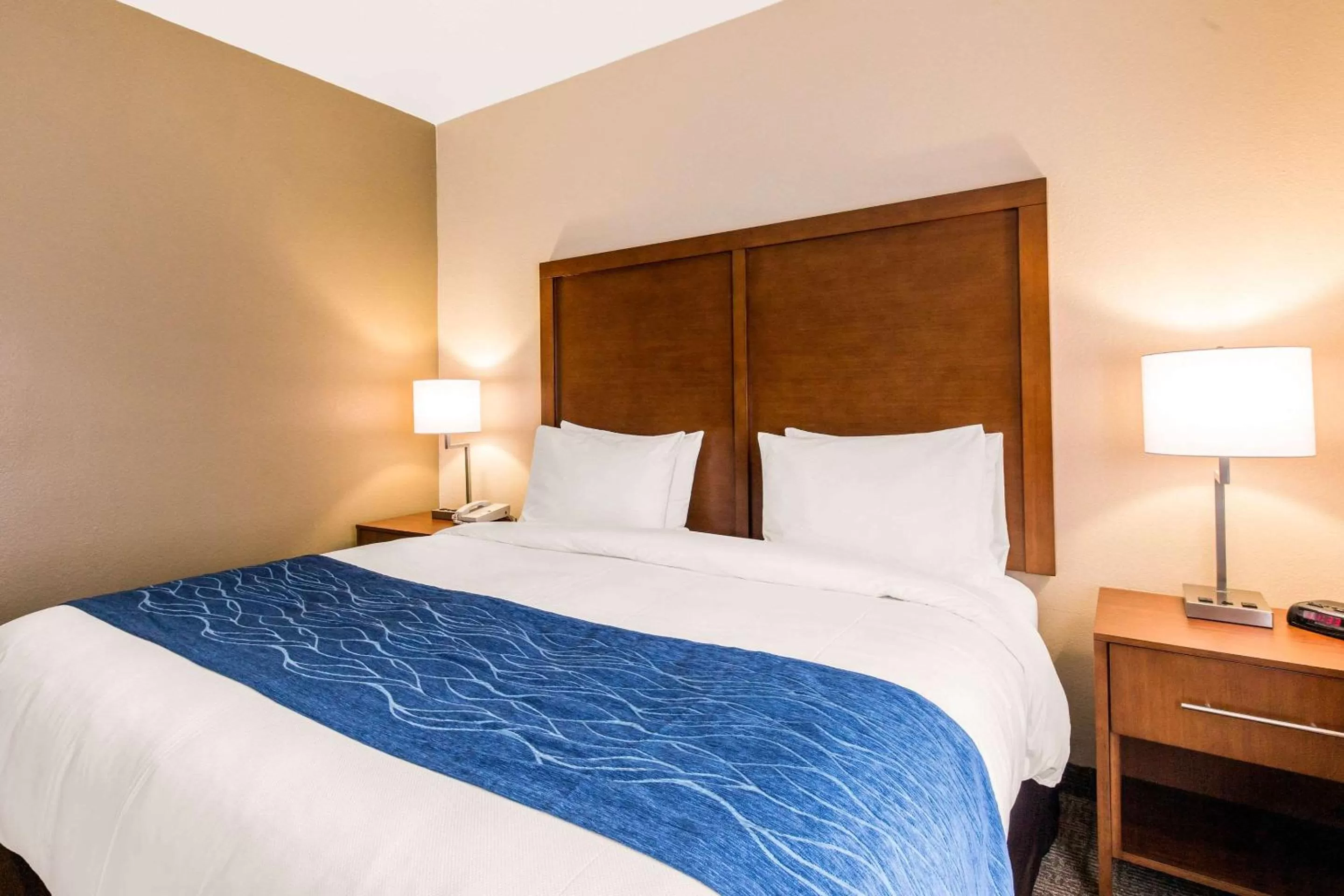 Bedroom, Bed in Comfort Inn & Suites IAH Bush Airport – East
