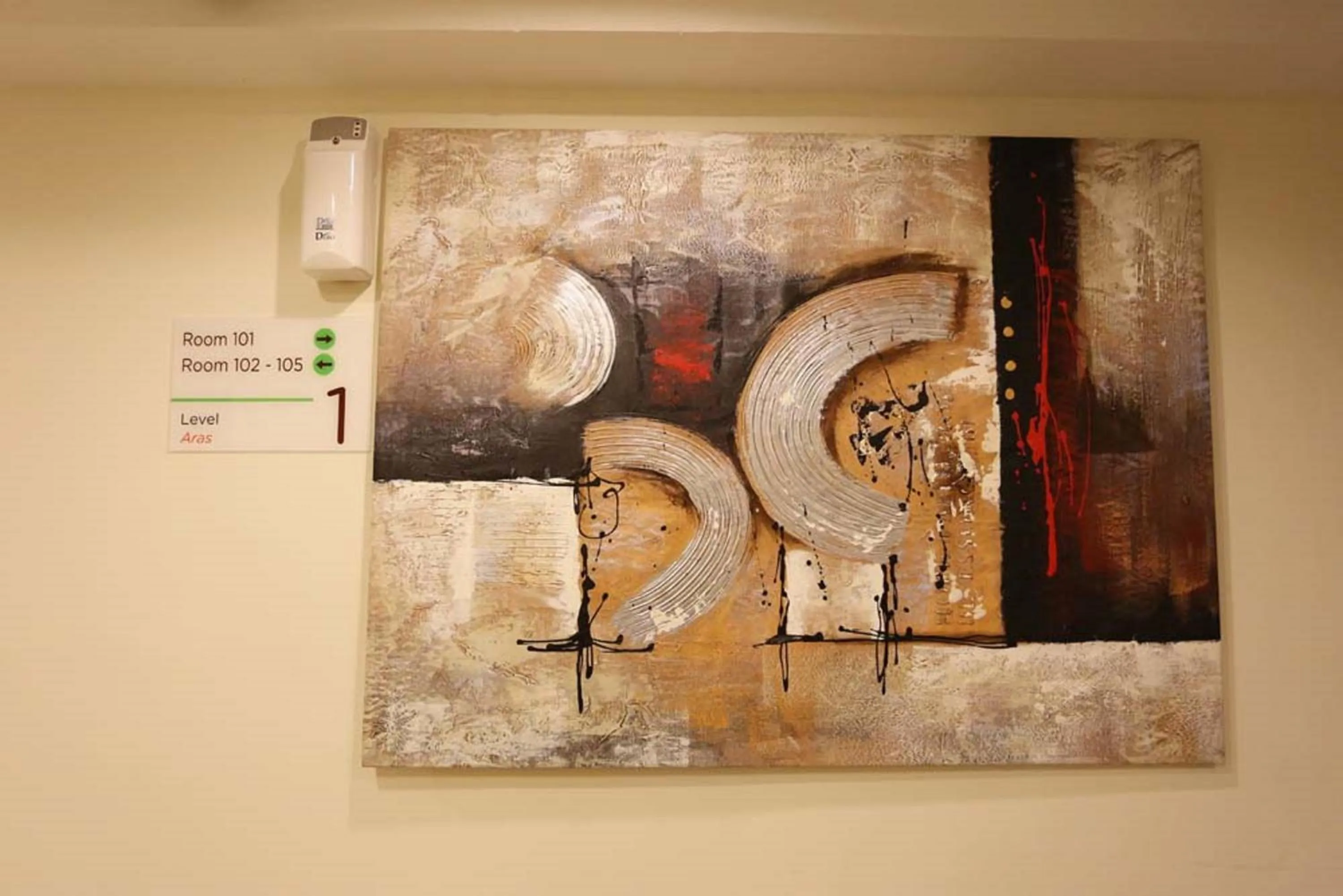 Decorative detail in Hotel Westree KL Sentral