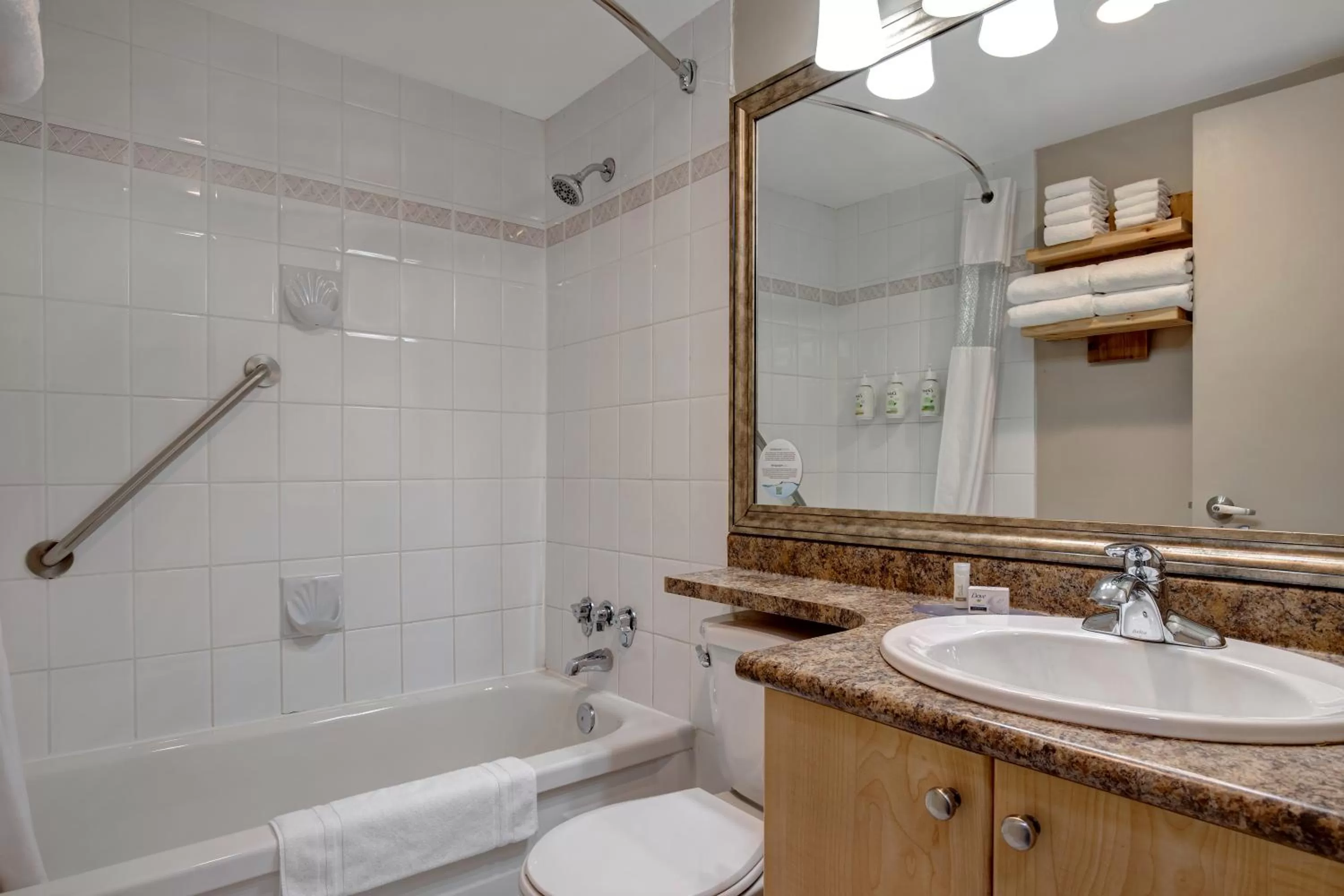 Bathroom in Days Inn by Wyndham Victoria Uptown