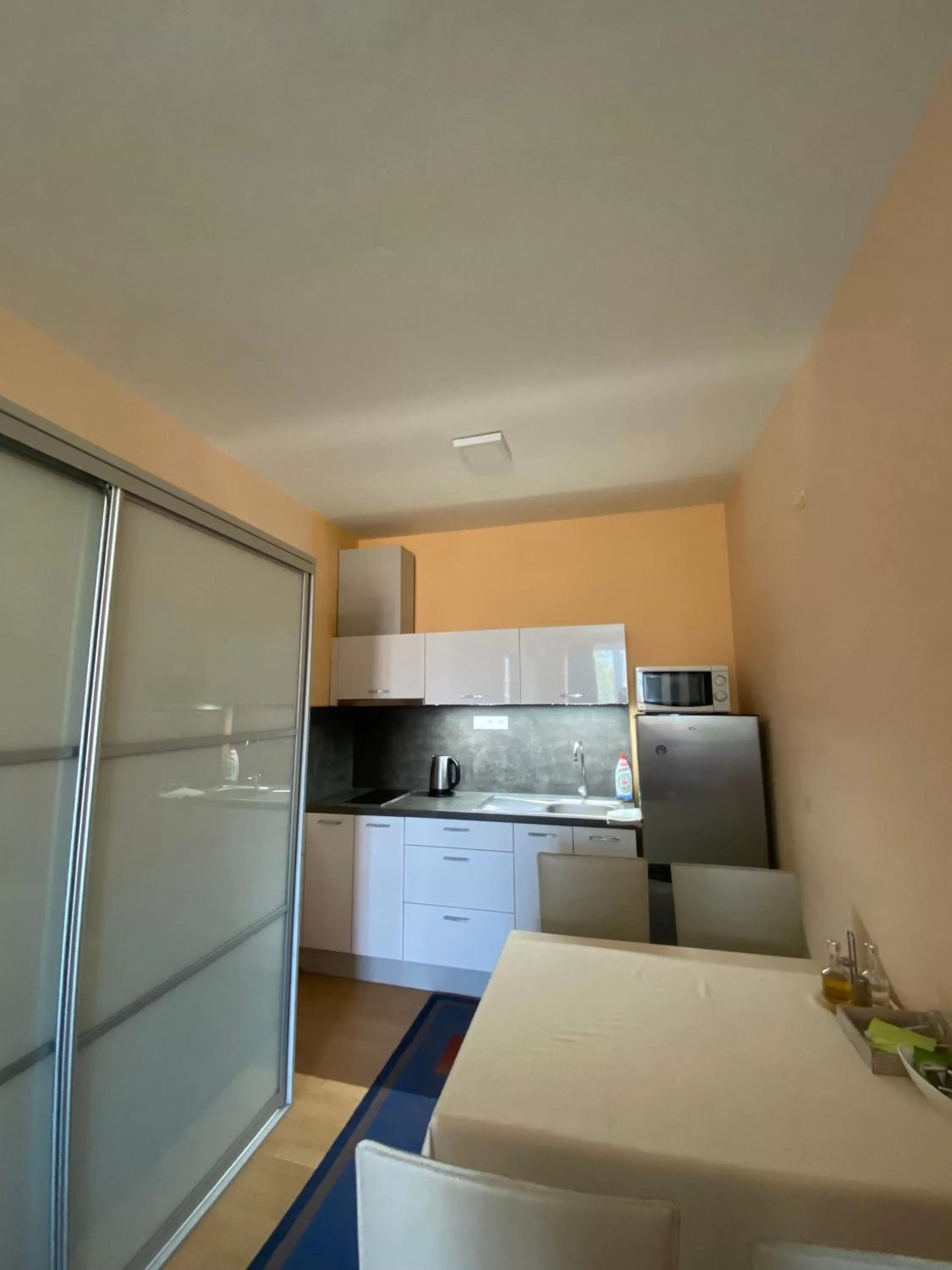 kitchen, Kitchen/Kitchenette in garni Hotel S.O.G.* * *