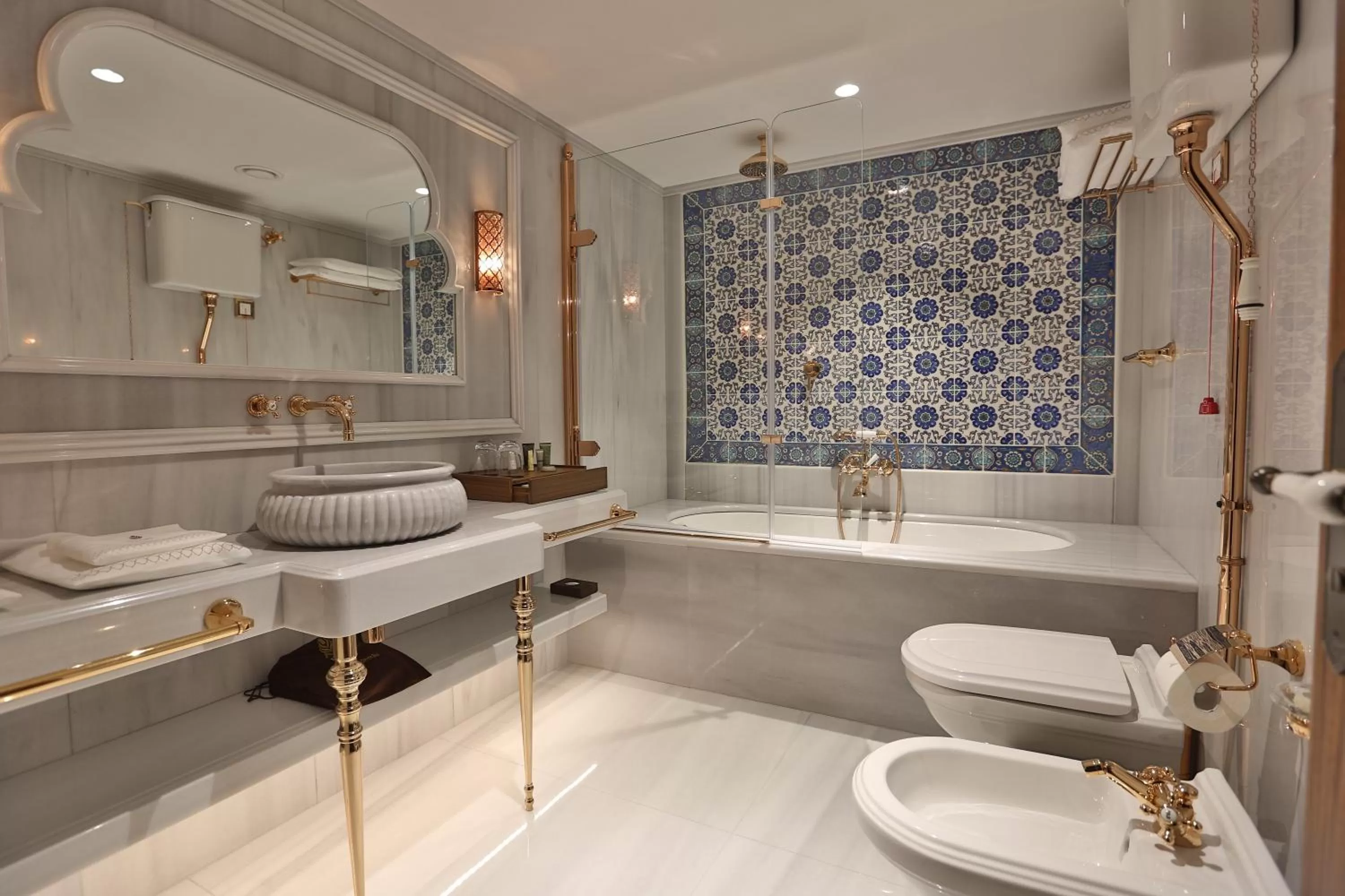 Bathroom in AJWA Sultanahmet - Preferred Hotels LVX Collection