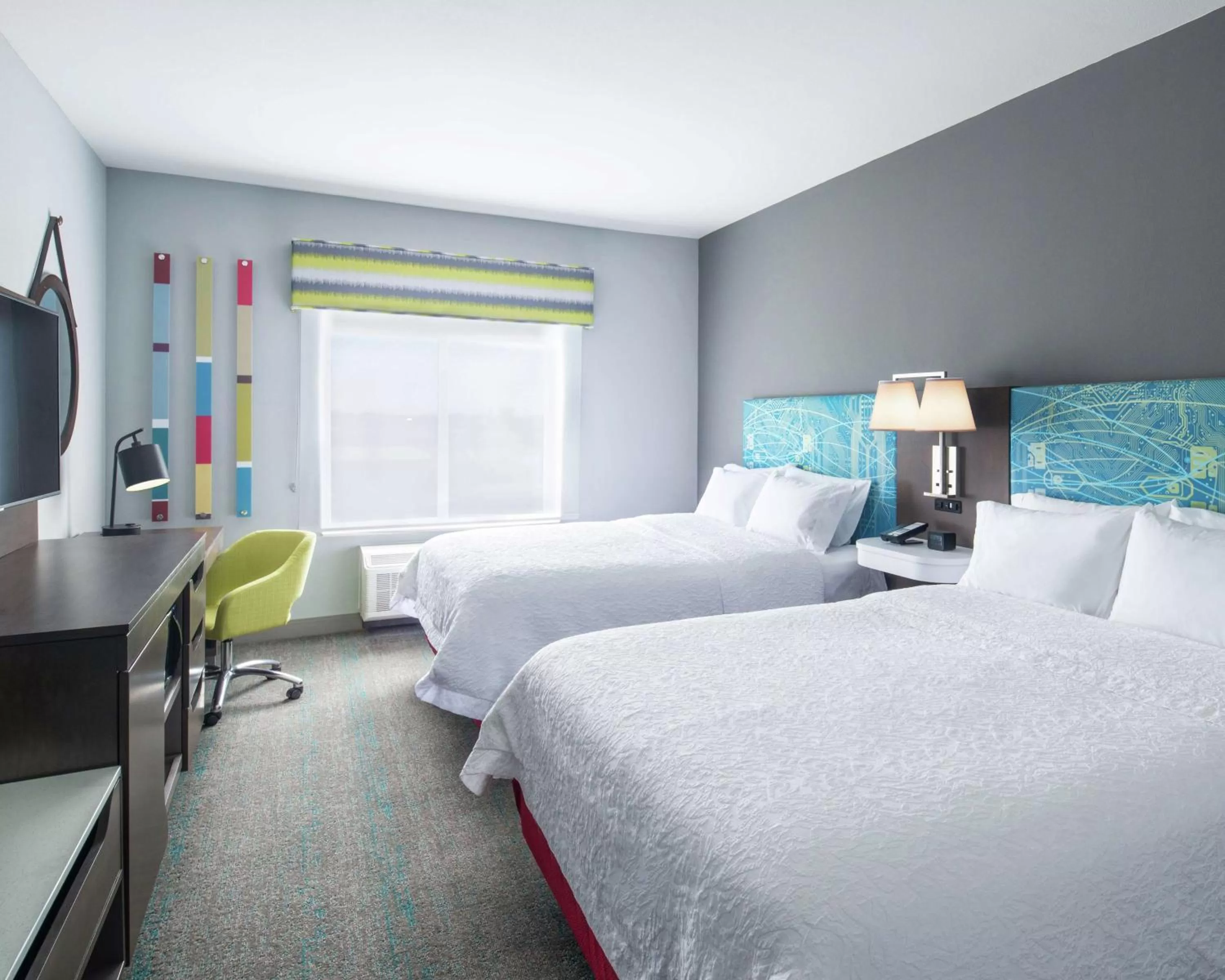 Bedroom, Bed in Hampton Inn & Suites Lubbock