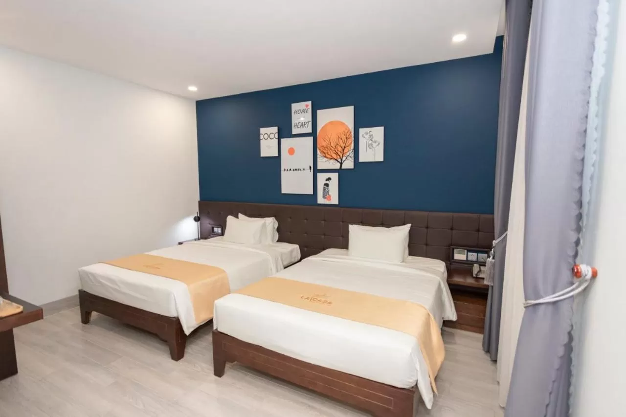 Bed in La Casa Tuy Hòa