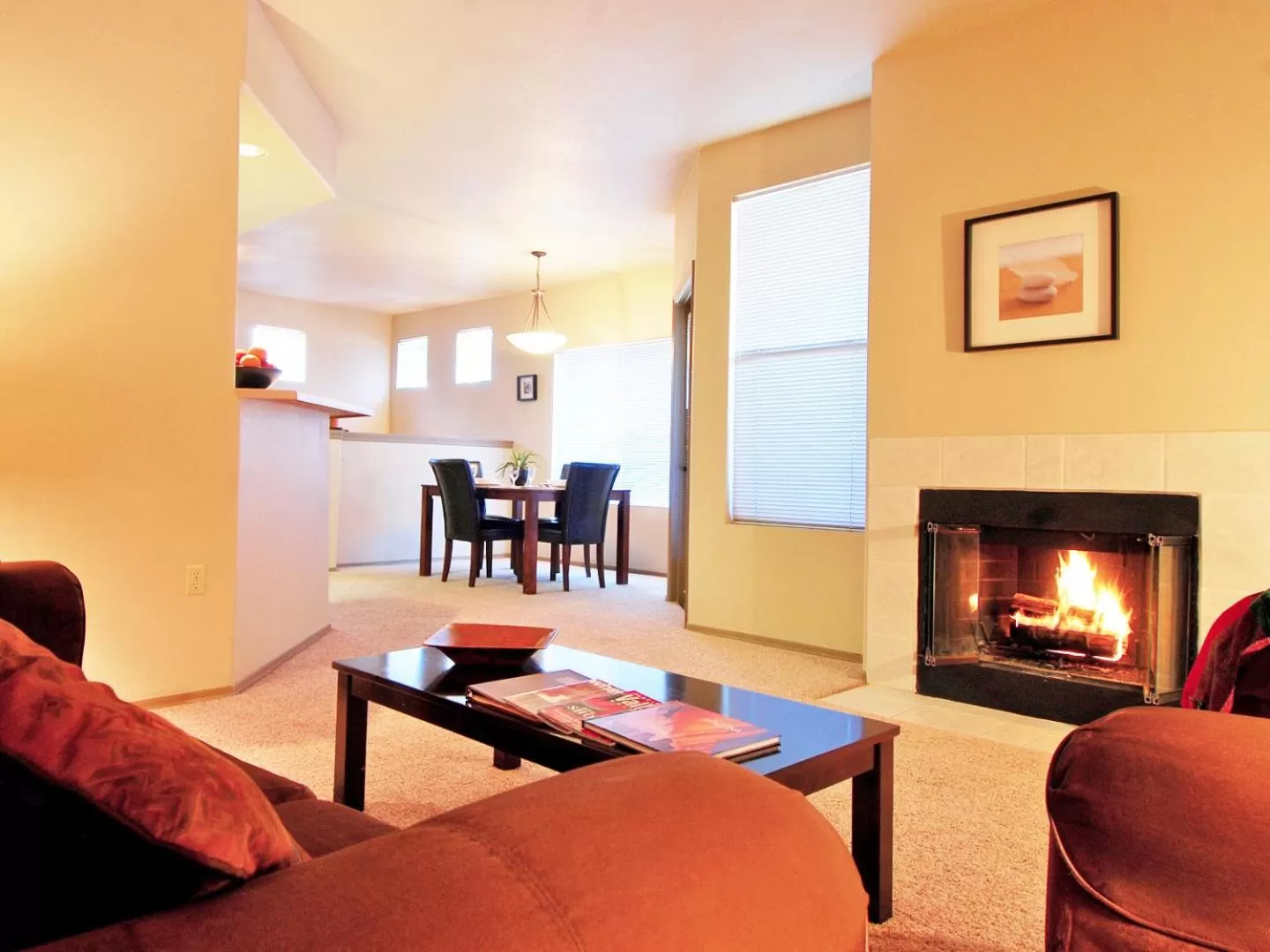 Living room in Raintree at Phoenix South Mountain Preserve