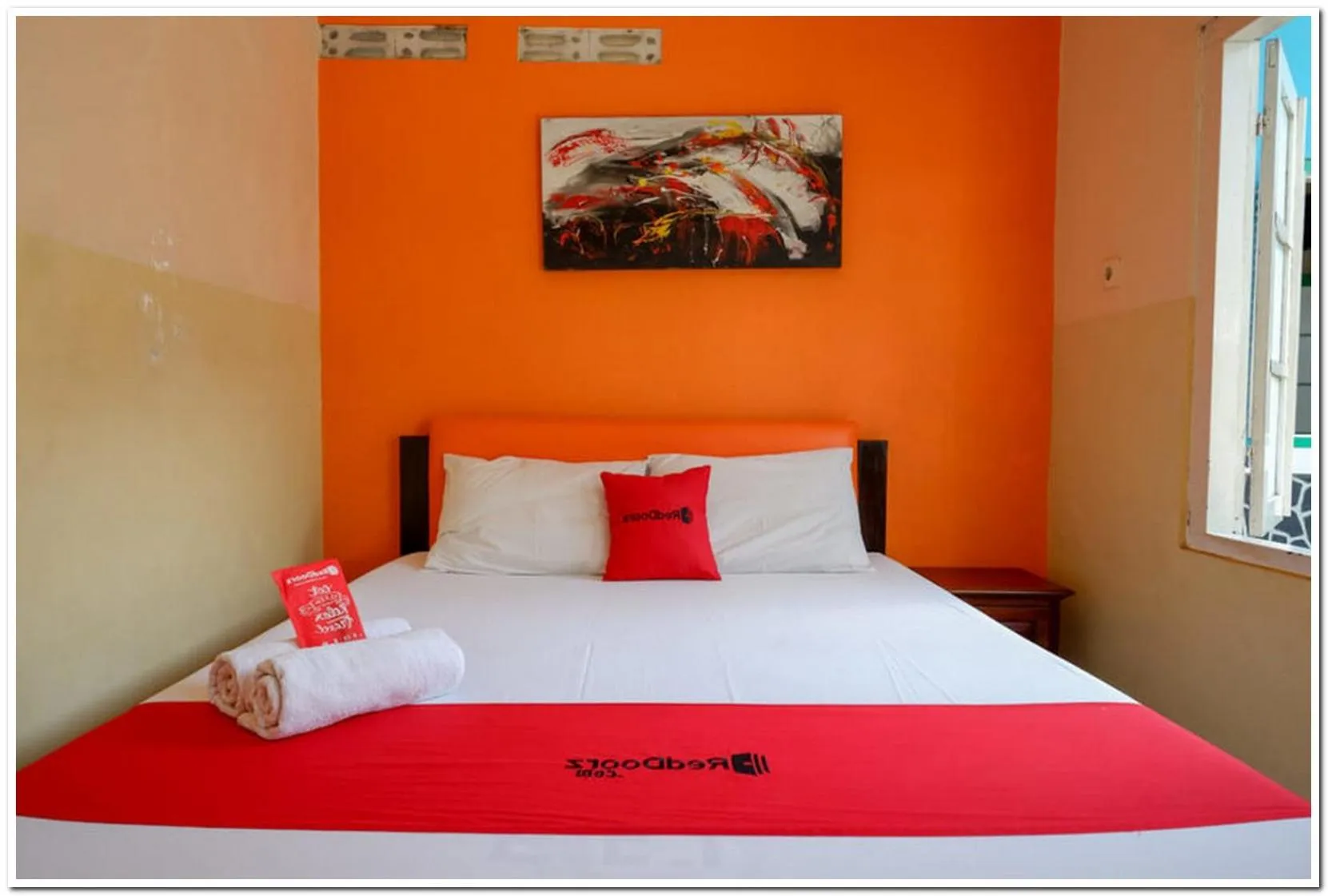 Bed in RedDoorz @ Prawirotaman