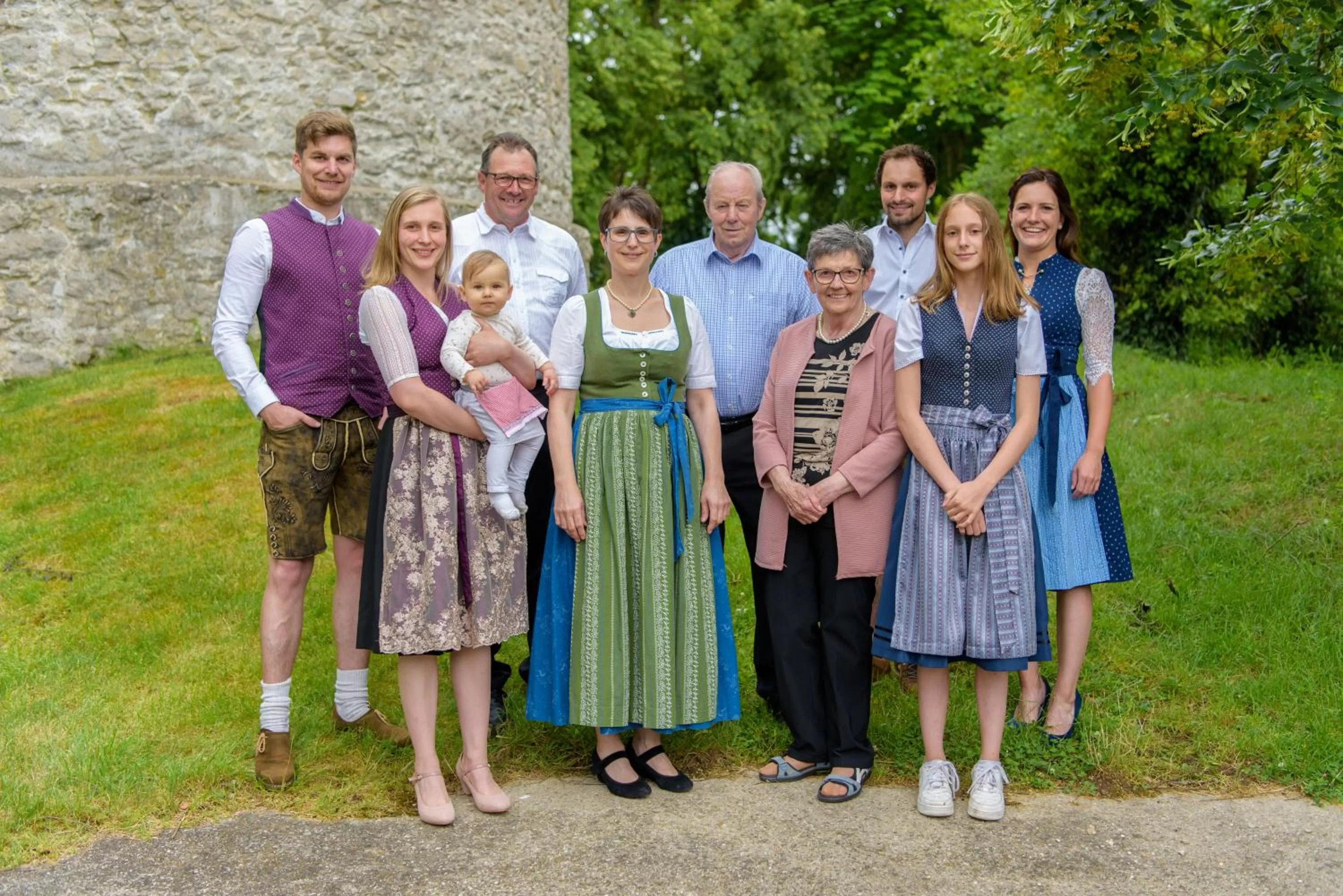 Family in Gasthaus Paulus
