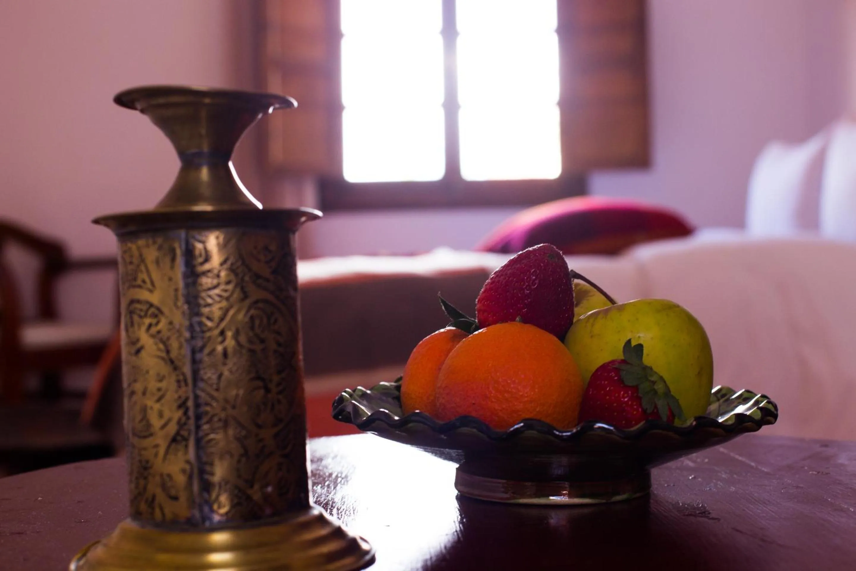 Food, Bed in Riad Hidden