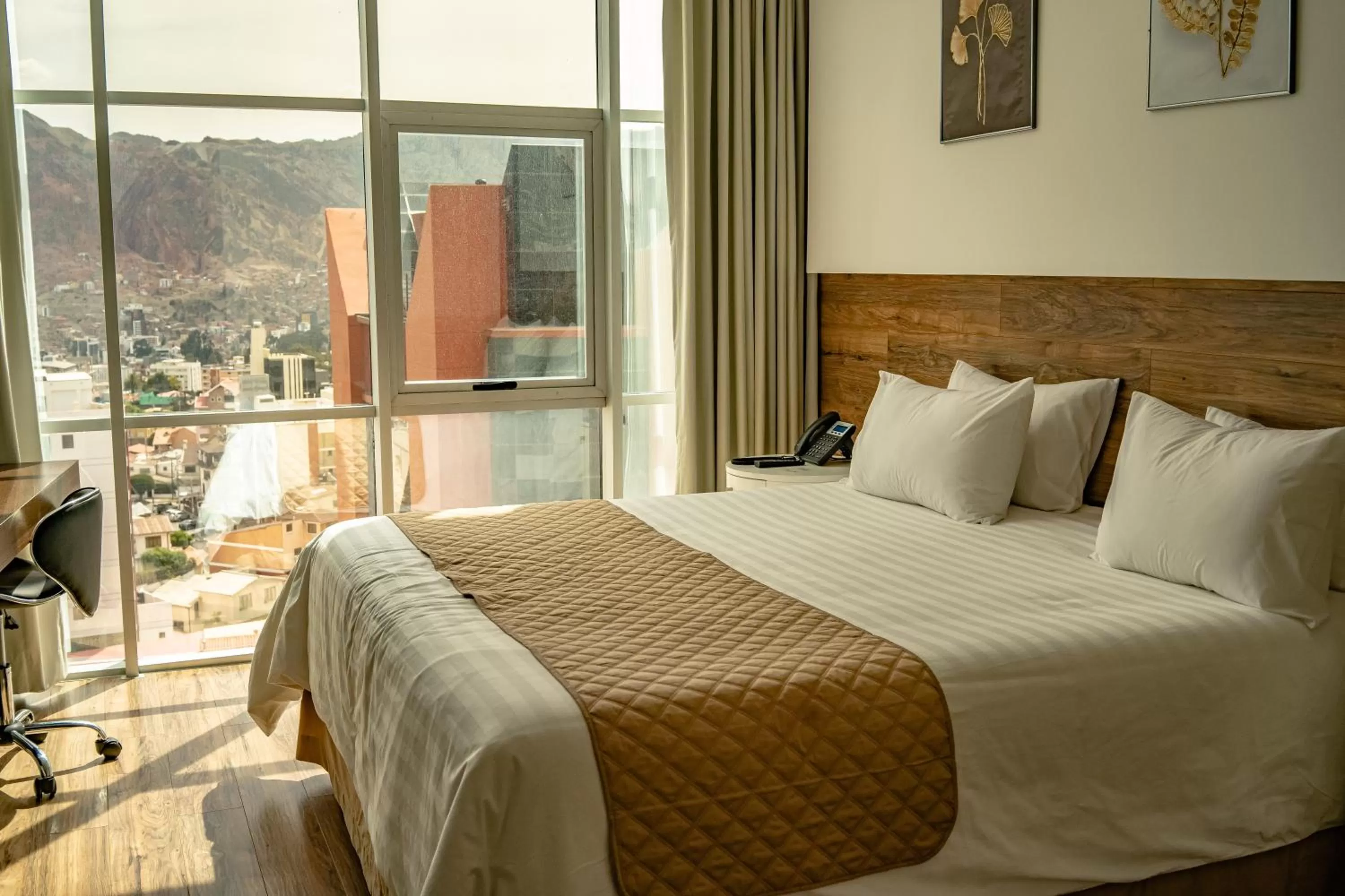 Bed in Hotel La Peonía