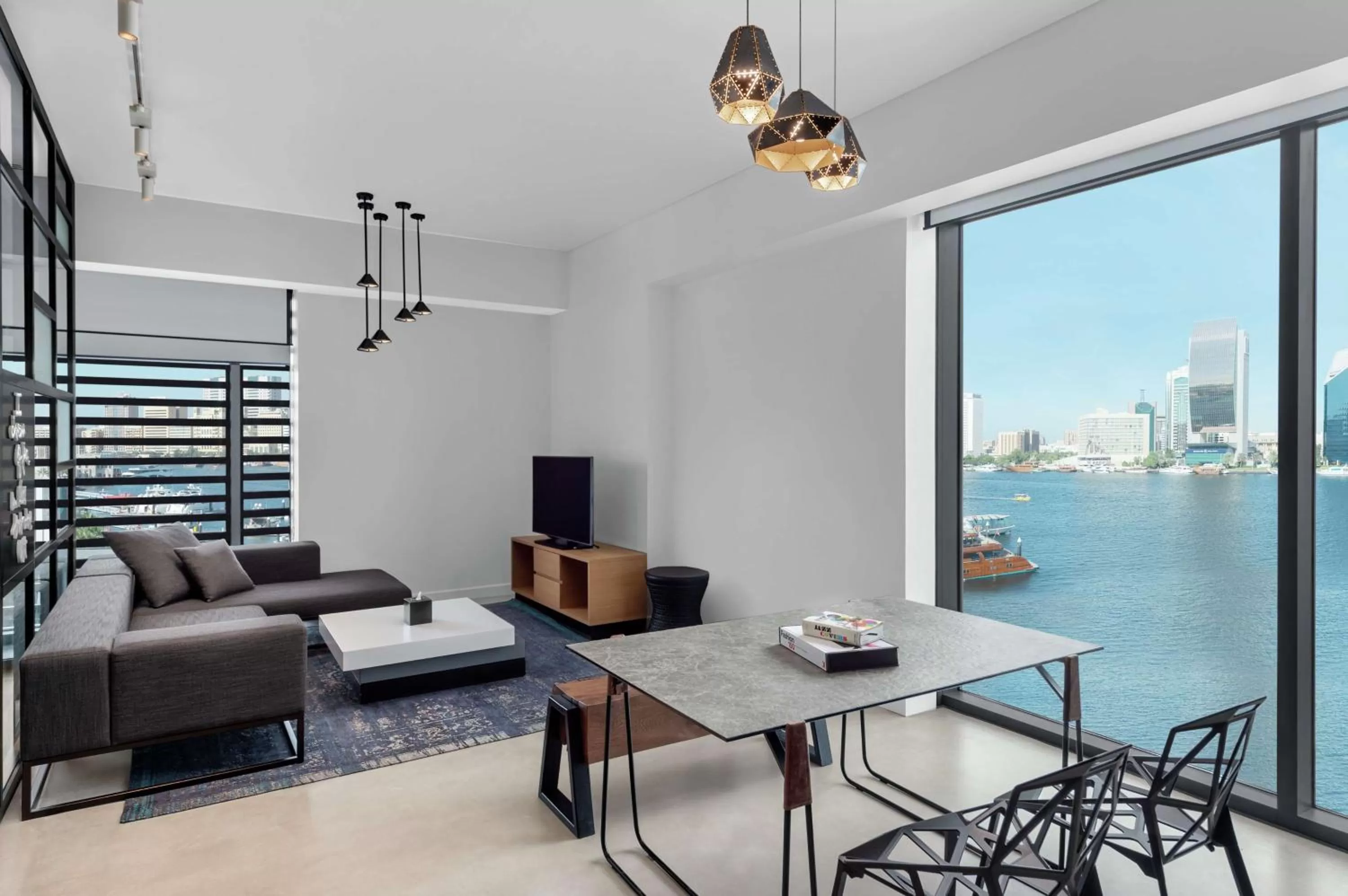 Living room in Canopy by Hilton Dubai Al Seef