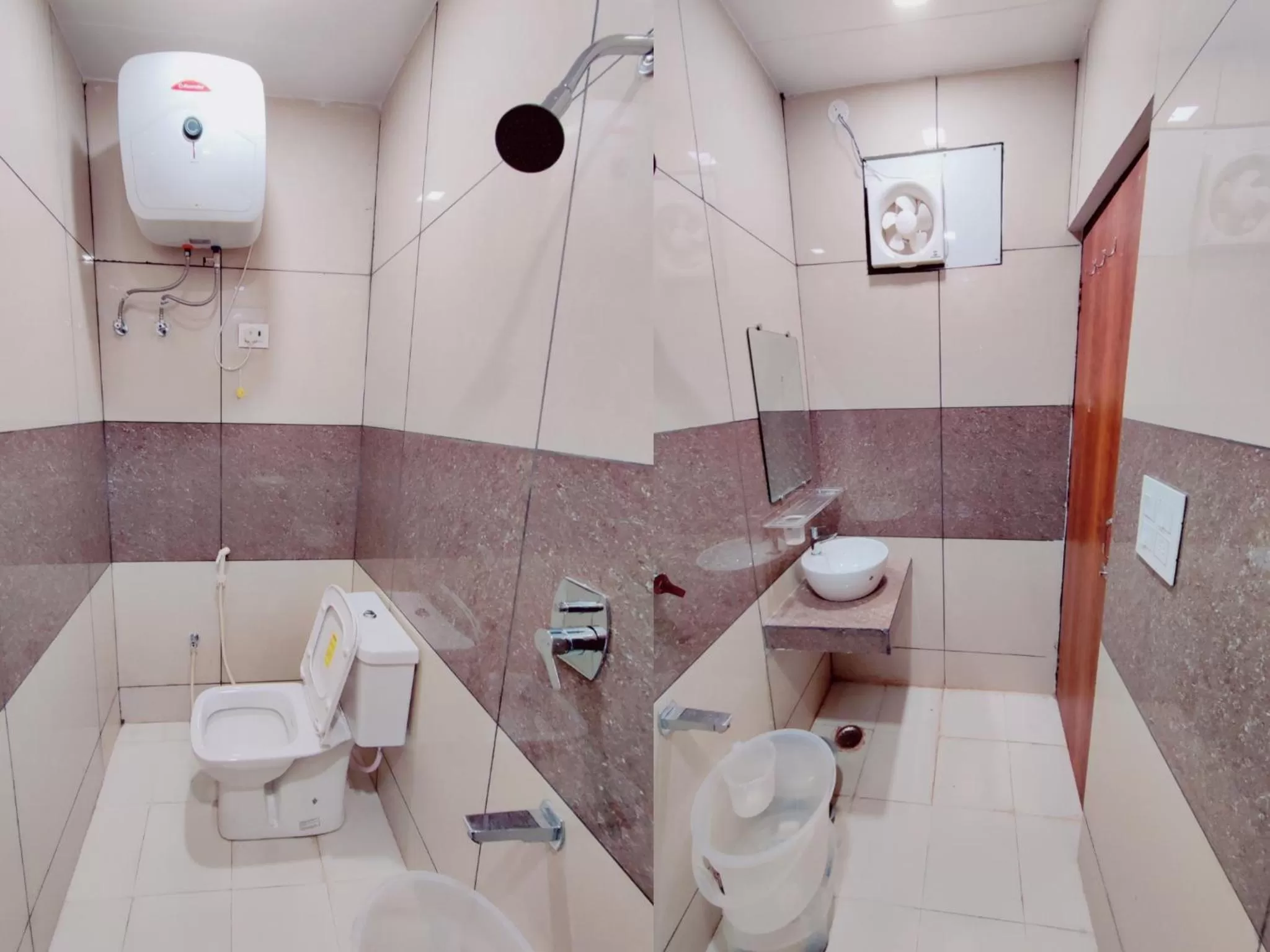 Toilet in Perfectstayz Value Dwarkesh - Hotel Near Haridwar Railway station