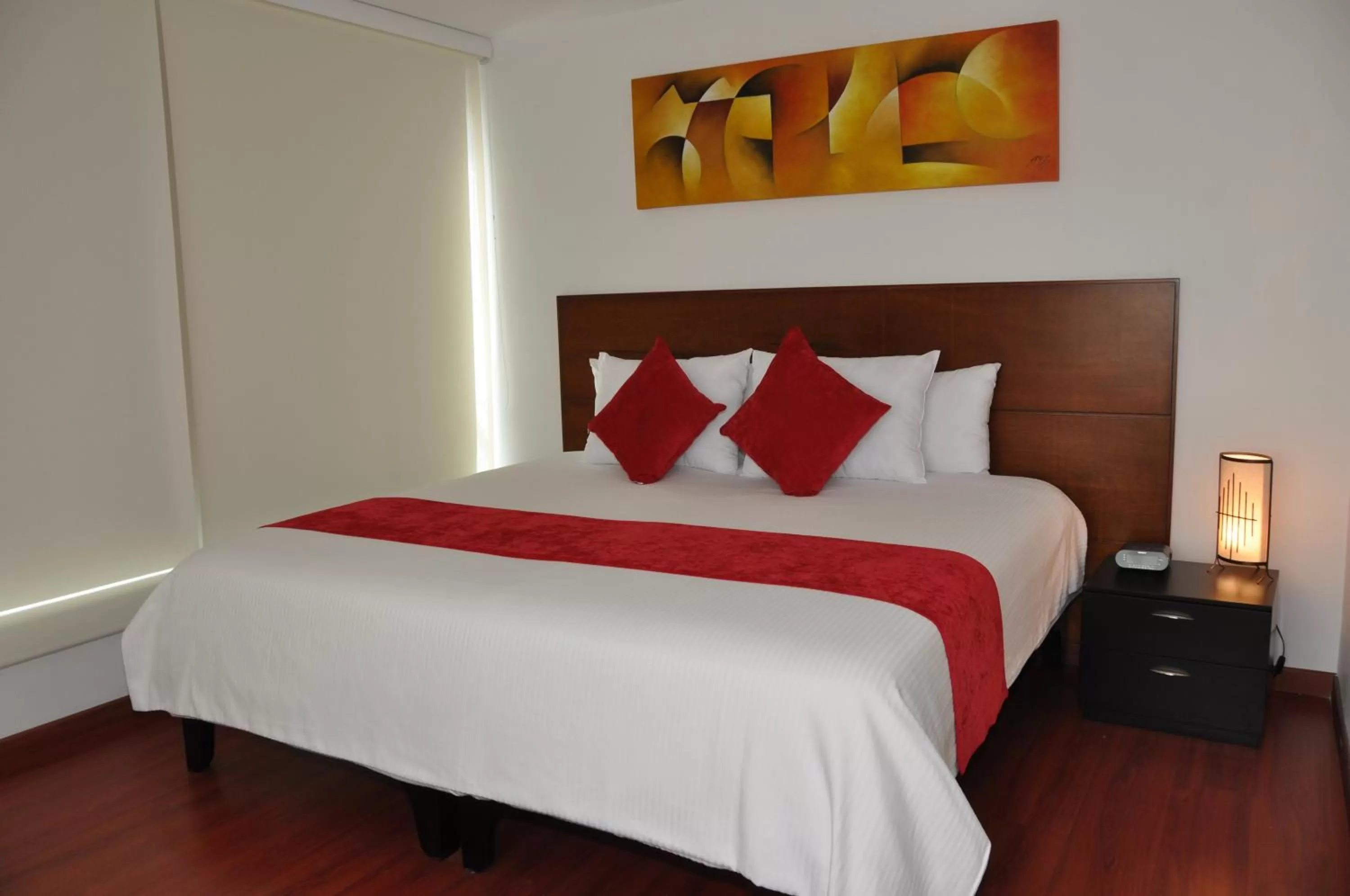 Bed in Apartamentos Plaza Modelia