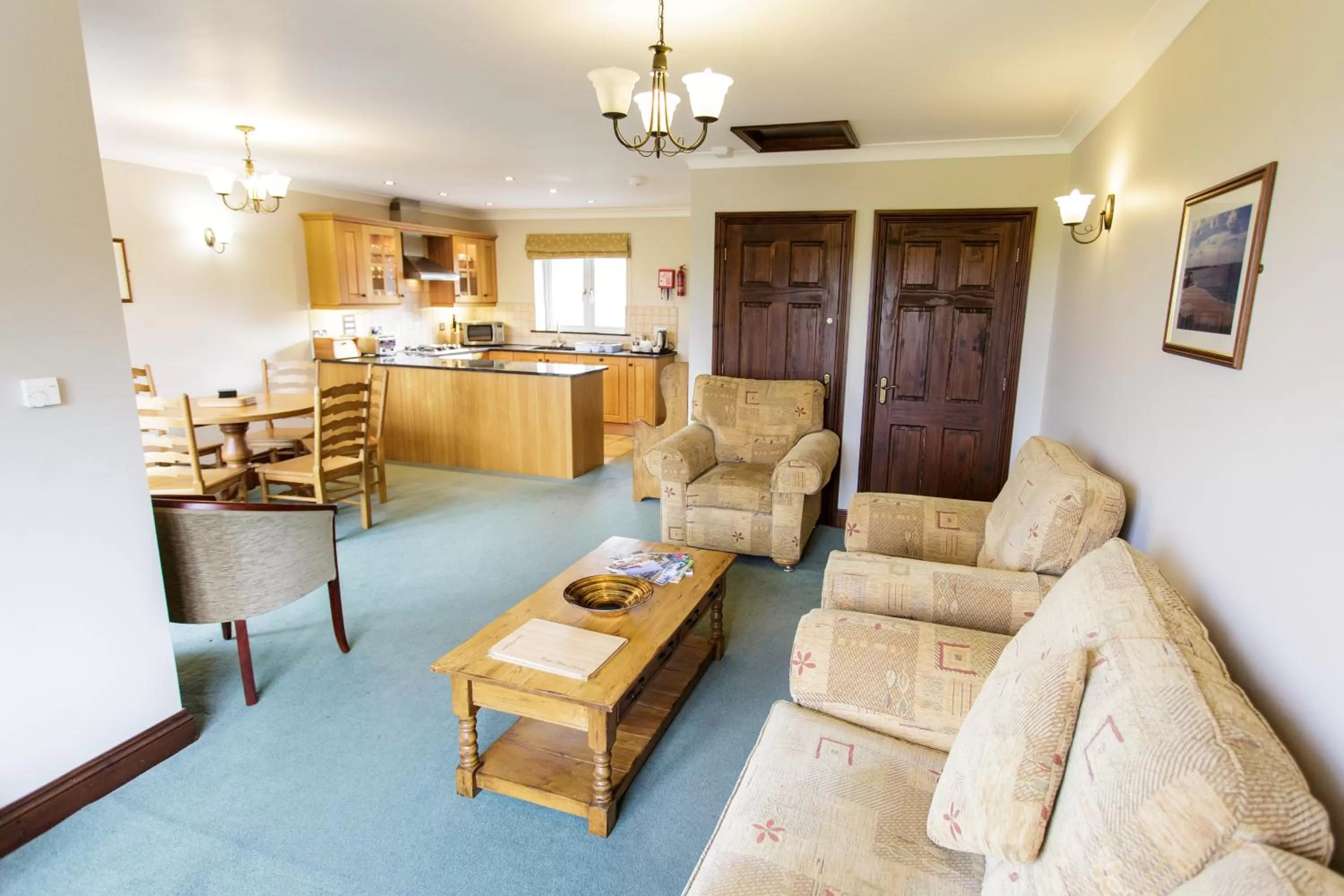 Kitchen or kitchenette in Porth Veor Manor Villas & Apartments