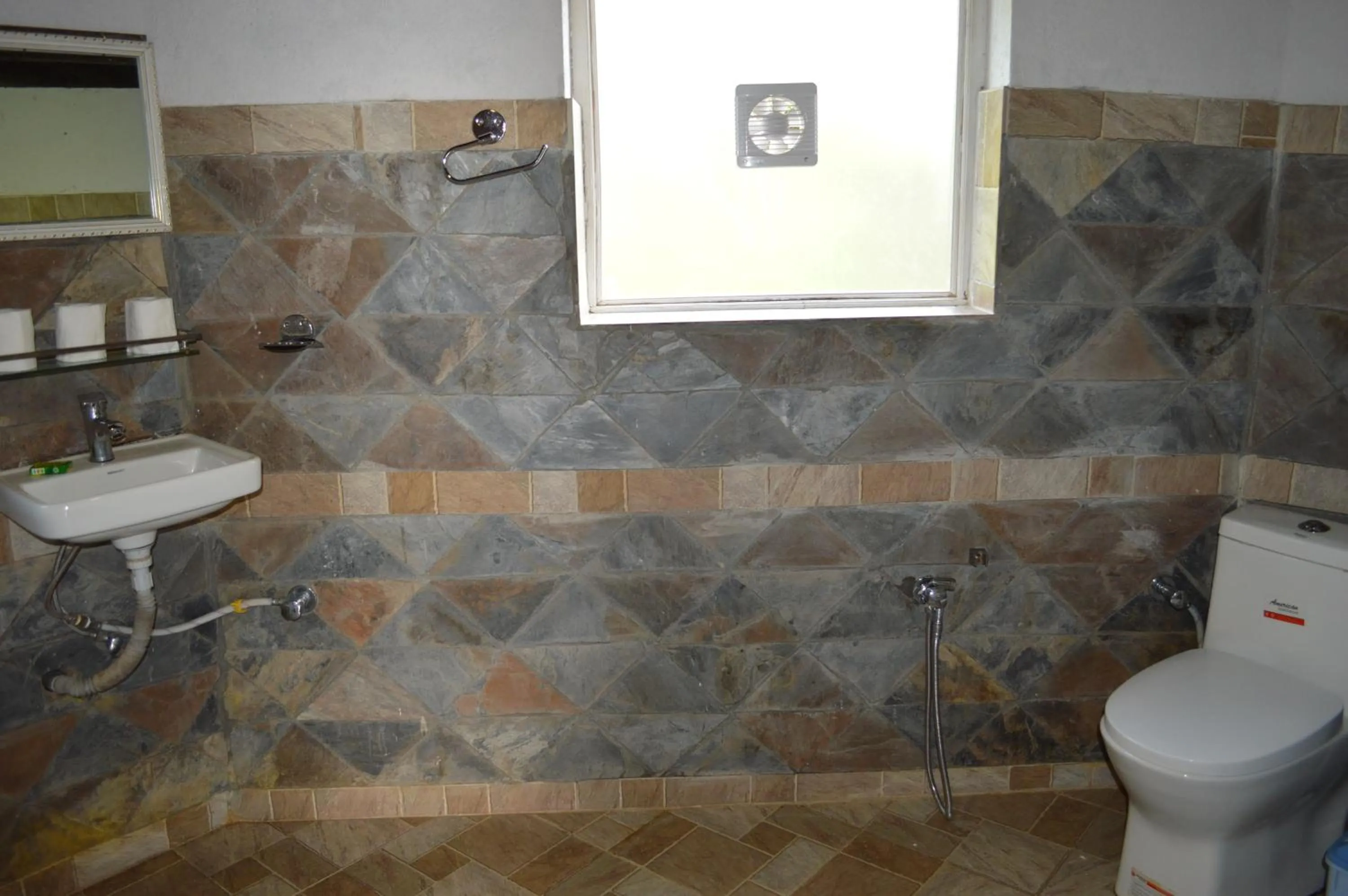 Bathroom in Hotel At The End Of The Universe