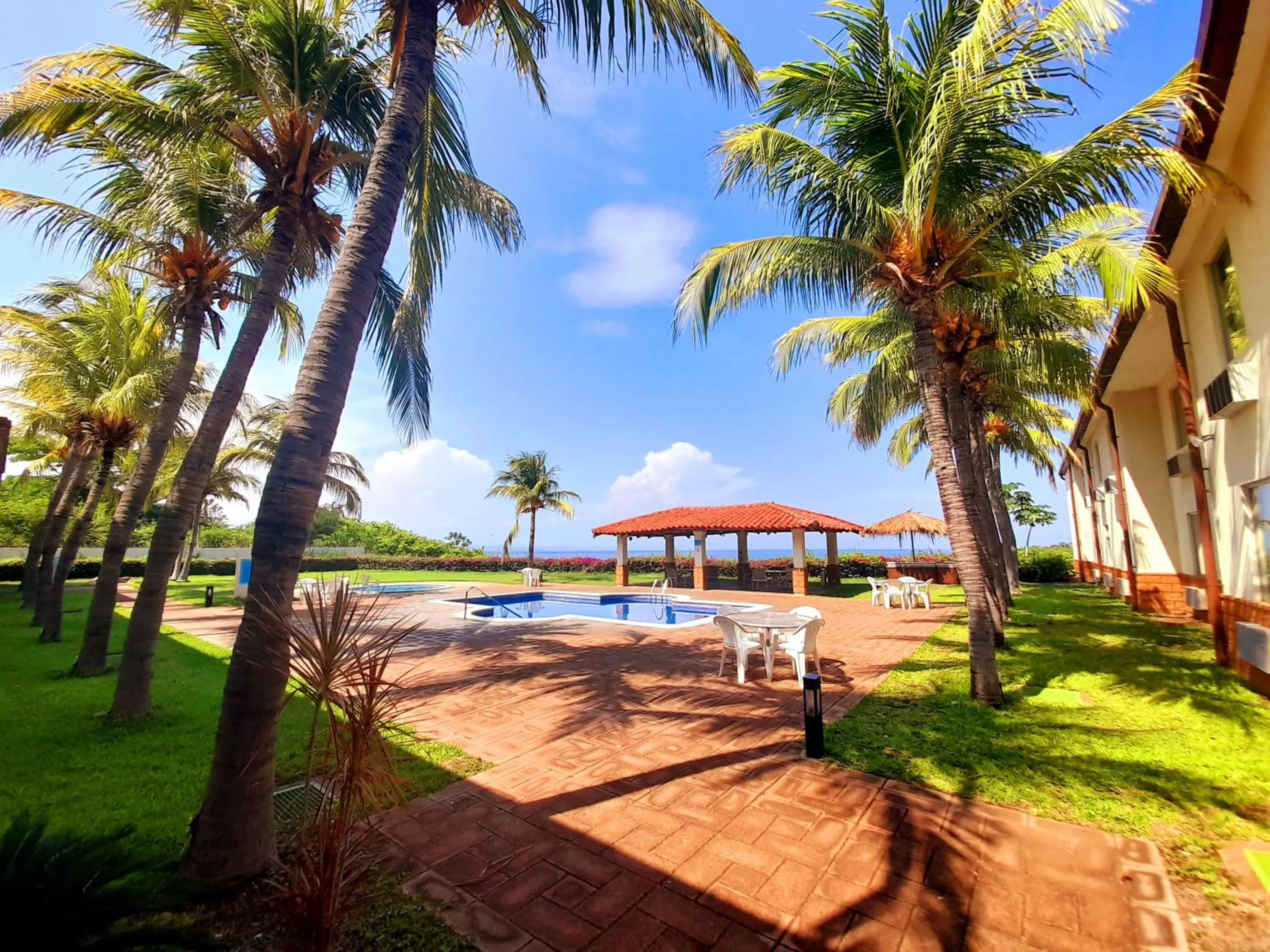 Pool view in Comfort Inn Real La Union