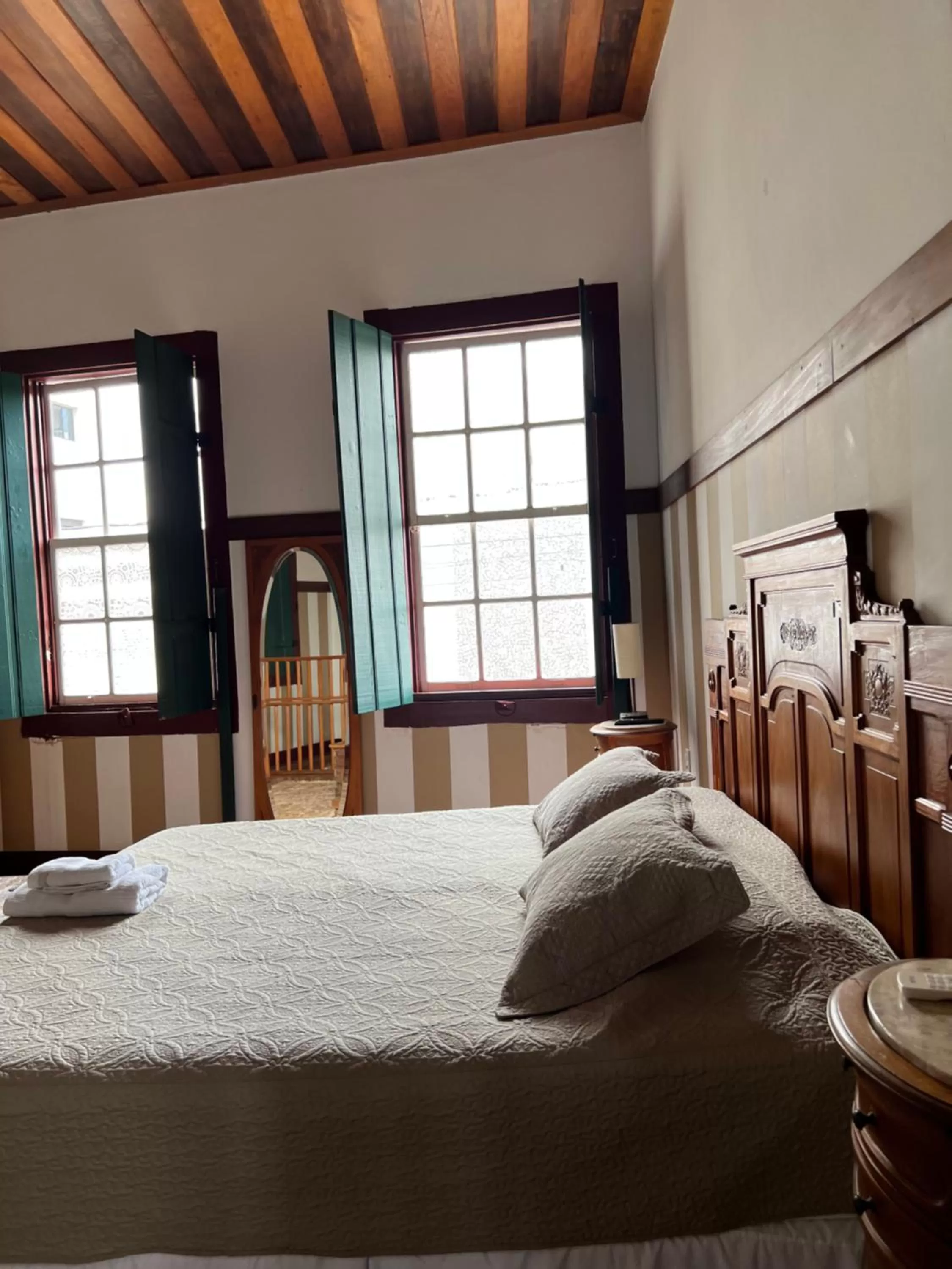 Bed in Pousada Travessia - Minas Gerais