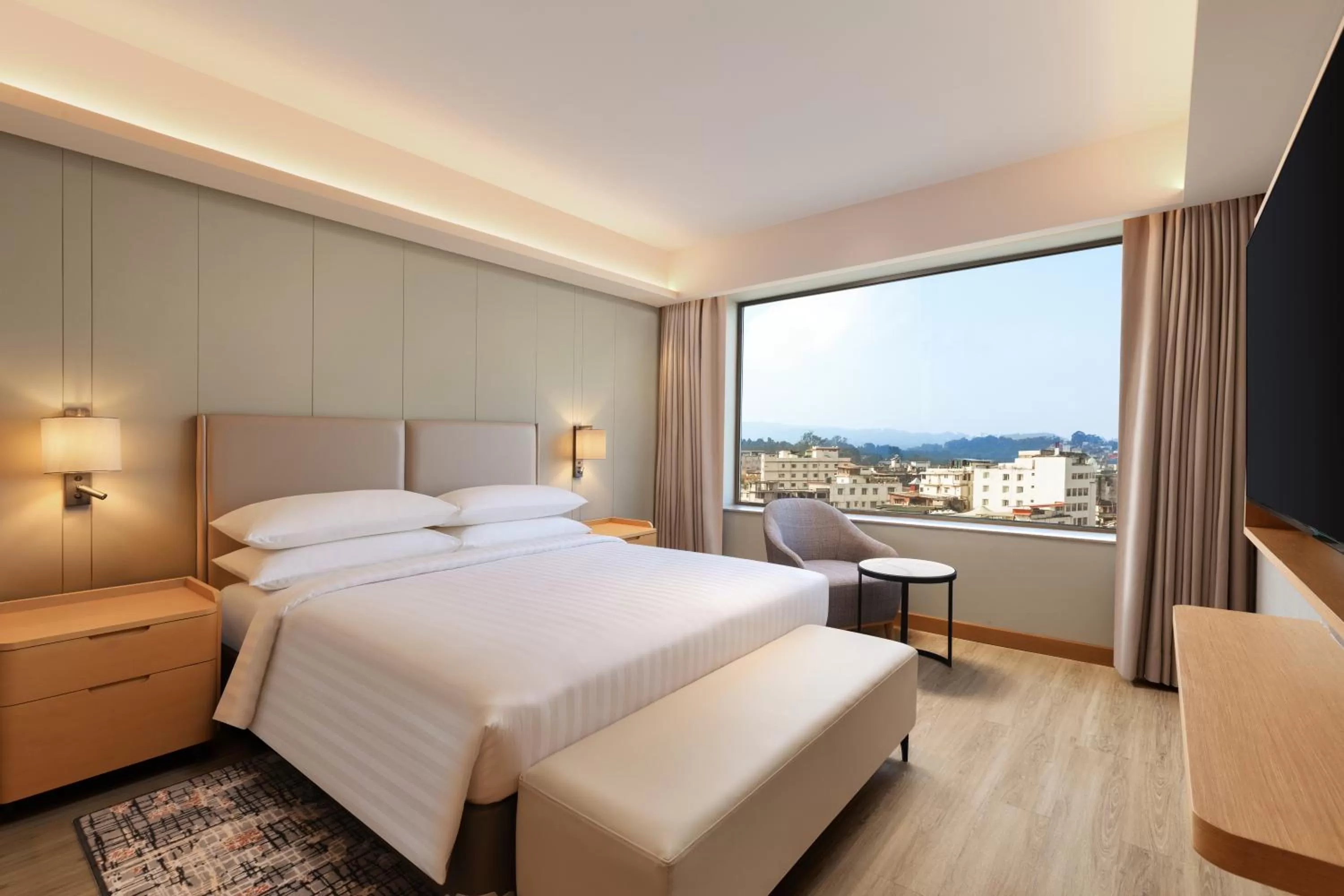 Bedroom, Bed in Courtyard by Marriott Shillong